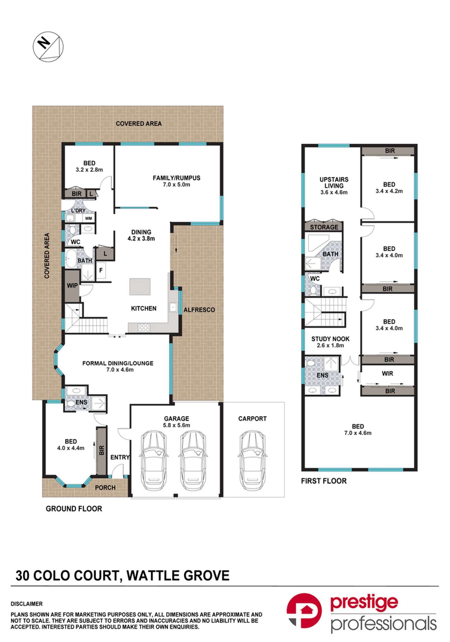 Floorplan of Homely house listing, 30 Colo Court, Wattle Grove NSW 2173