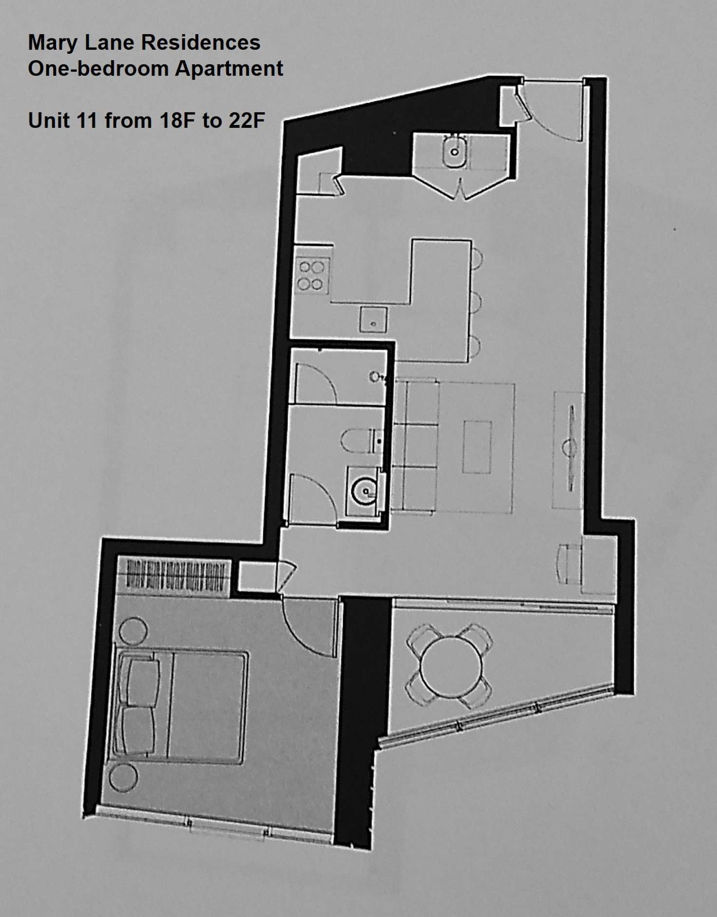 Floorplan of Homely apartment listing, 1911/111 Mary Street, Brisbane City QLD 4000