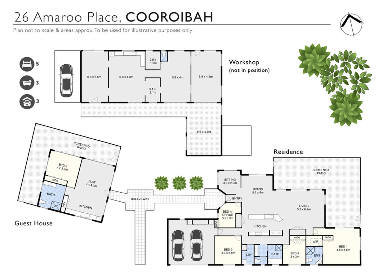 Floorplan of Homely house listing, 26 Amaroo Place, Cooroibah QLD 4565