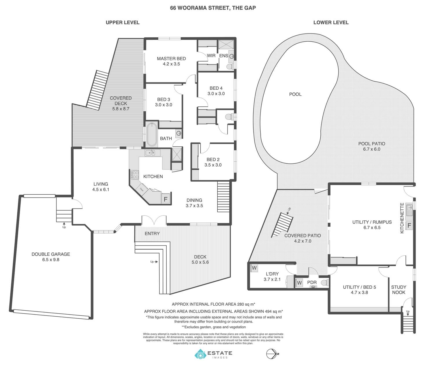 Floorplan of Homely house listing, 66 Woorama Road, The Gap QLD 4061