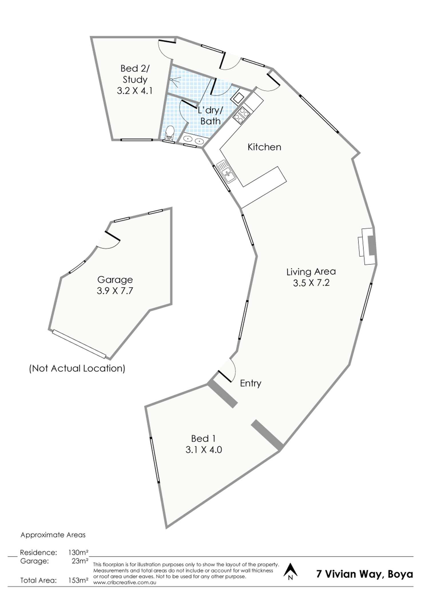 Floorplan of Homely house listing, 7 Vivian Way, Boya WA 6056
