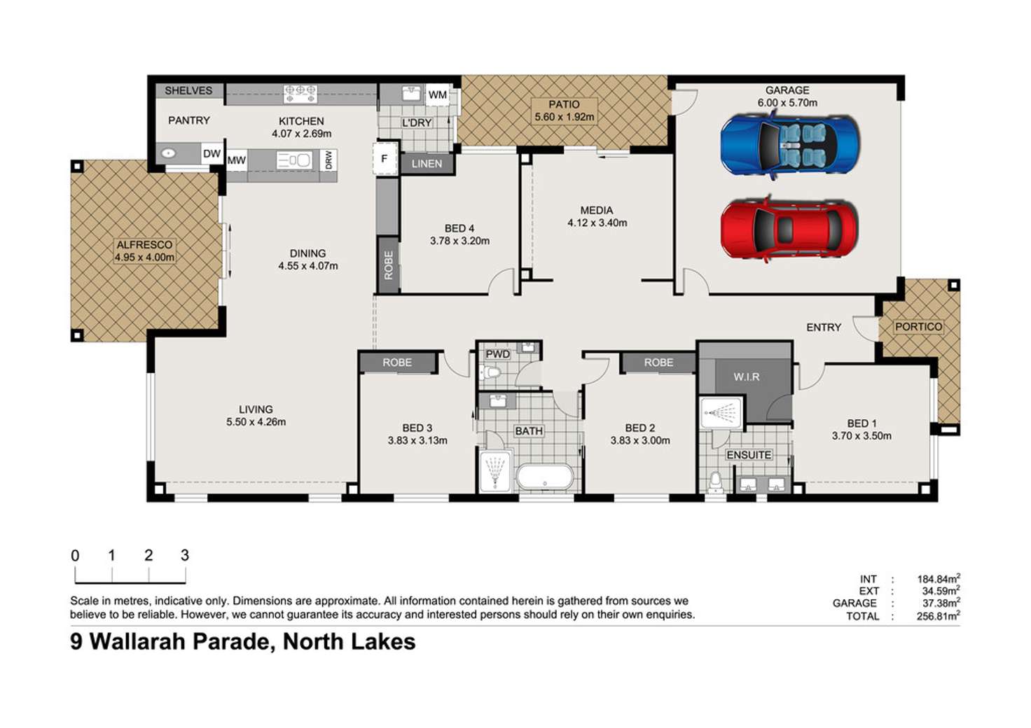 Floorplan of Homely house listing, 9 Wallarah Parade, North Lakes QLD 4509