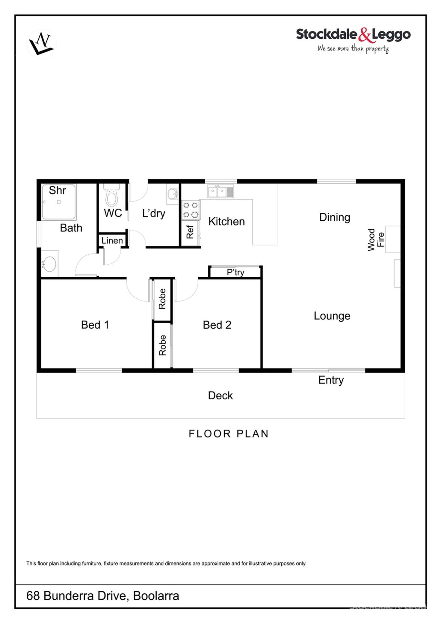 Floorplan of Homely acreageSemiRural listing, 68 Bunderra Drive, Boolarra VIC 3870