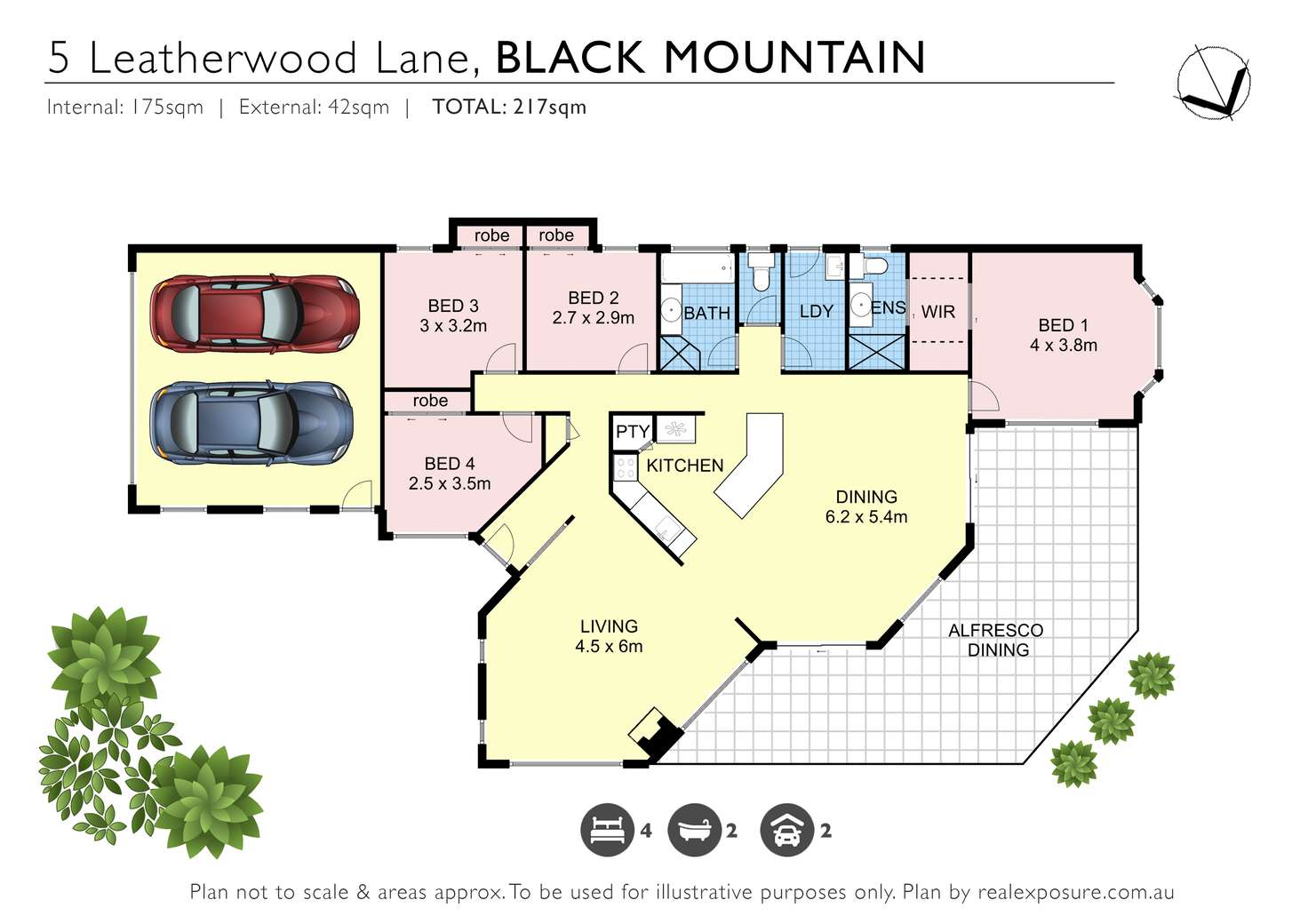 Floorplan of Homely house listing, 5 Leatherwood Lane, Black Mountain QLD 4563