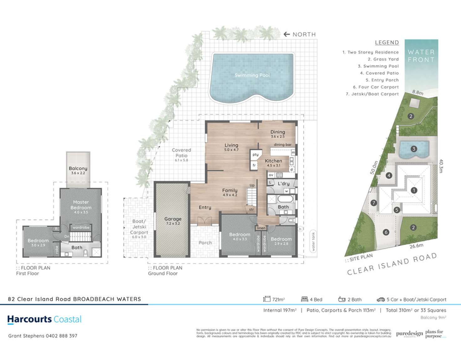 Floorplan of Homely house listing, 82 Clear Island Road, Broadbeach Waters QLD 4218