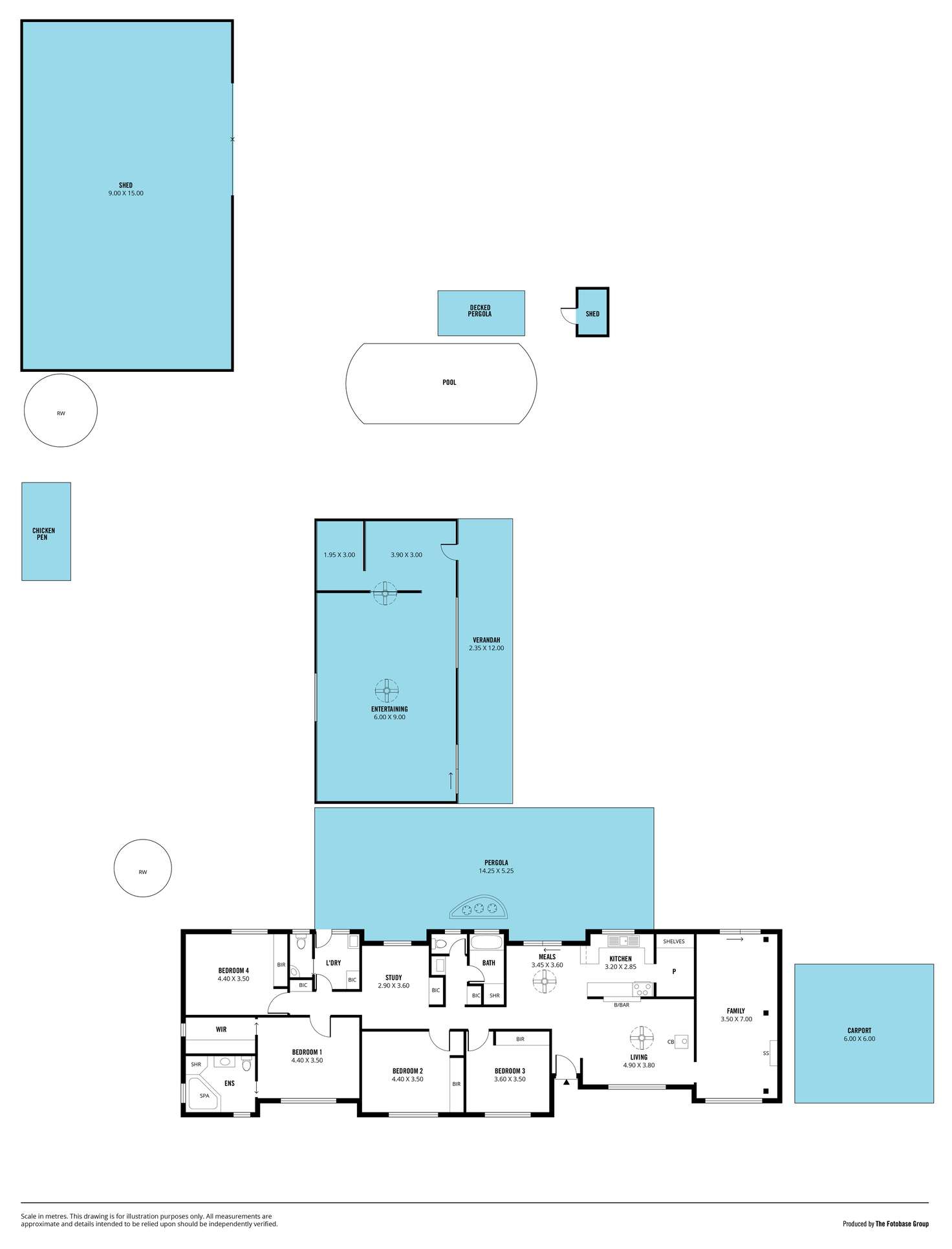 Floorplan of Homely house listing, 11 Donnithorne Road, Willyaroo SA 5255