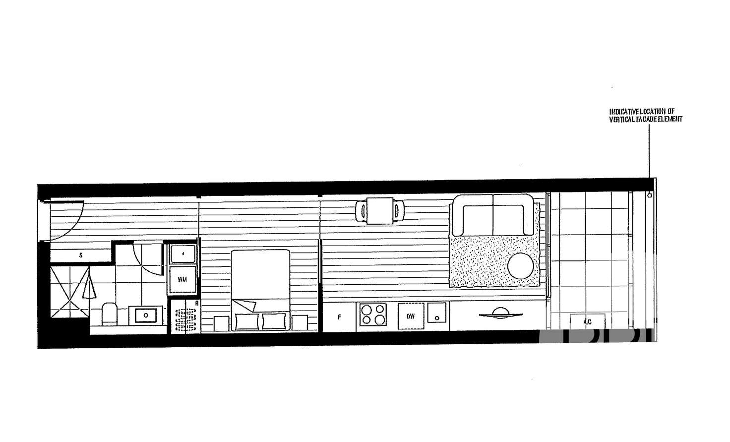 Floorplan of Homely apartment listing, 512/15 Cooyong Street, Canberra ACT 2601