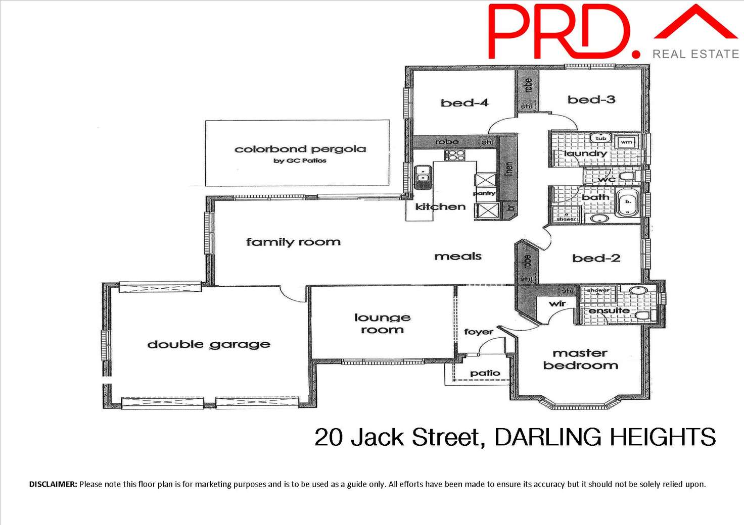 Floorplan of Homely house listing, 20 Jack Street, Darling Heights QLD 4350