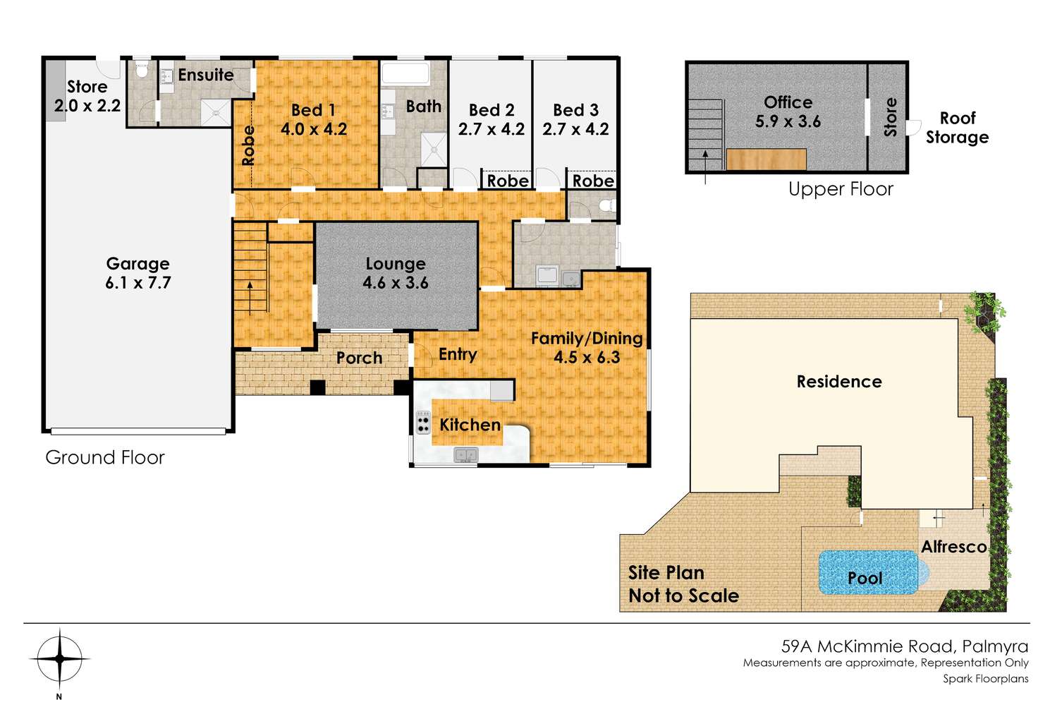 Floorplan of Homely house listing, 59A McKimmie Road, Palmyra WA 6157