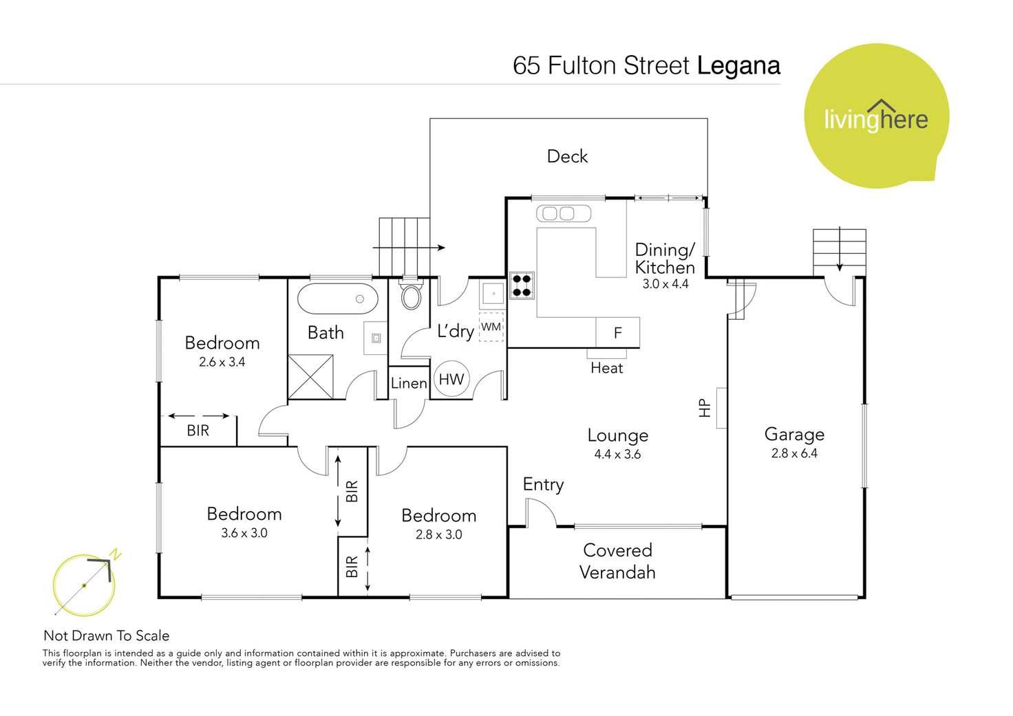 Floorplan of Homely house listing, 65 Fulton Street, Legana TAS 7277