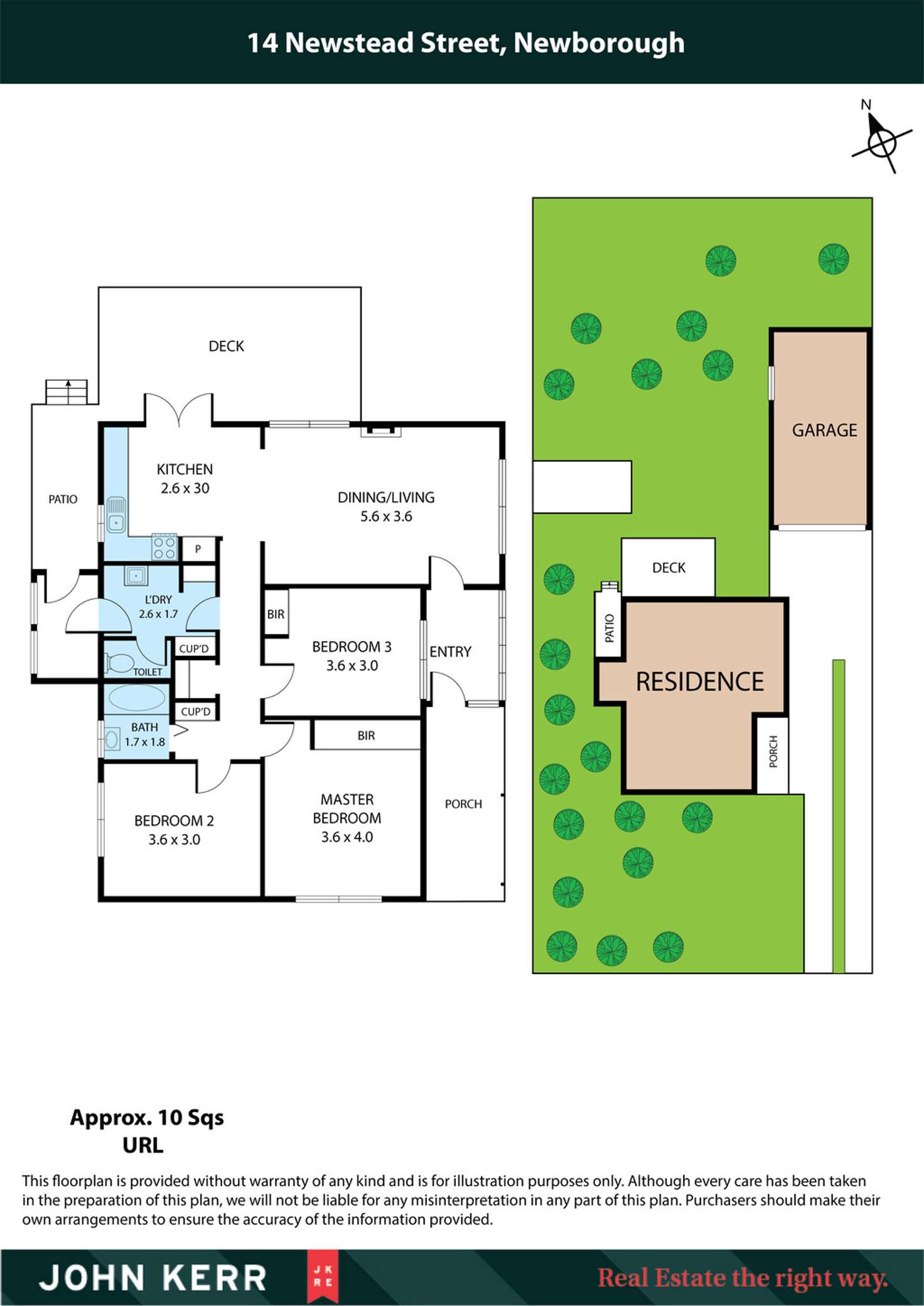 Floorplan of Homely house listing, 14 Newstead Street, Newborough VIC 3825