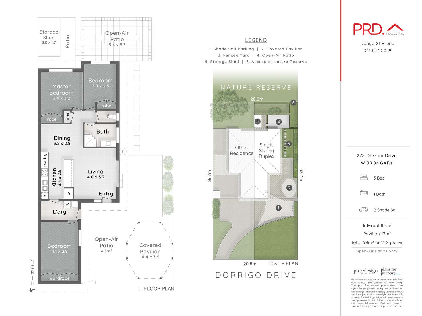 Floorplan of Homely house listing, 2/8 Dorrigo Drive, Worongary QLD 4213