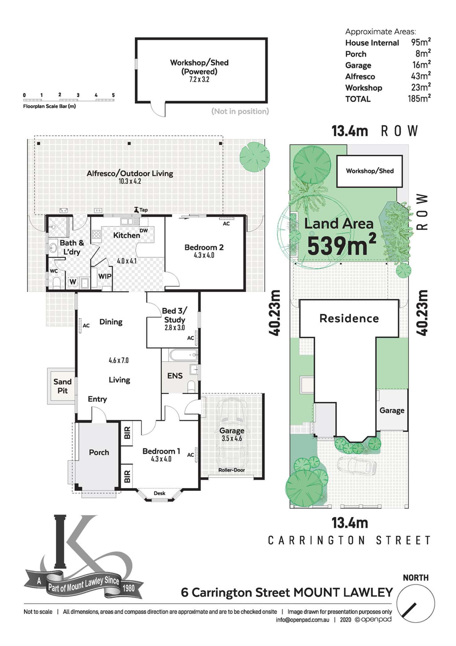 Floorplan of Homely house listing, 6 Carrington Street, Mount Lawley WA 6050