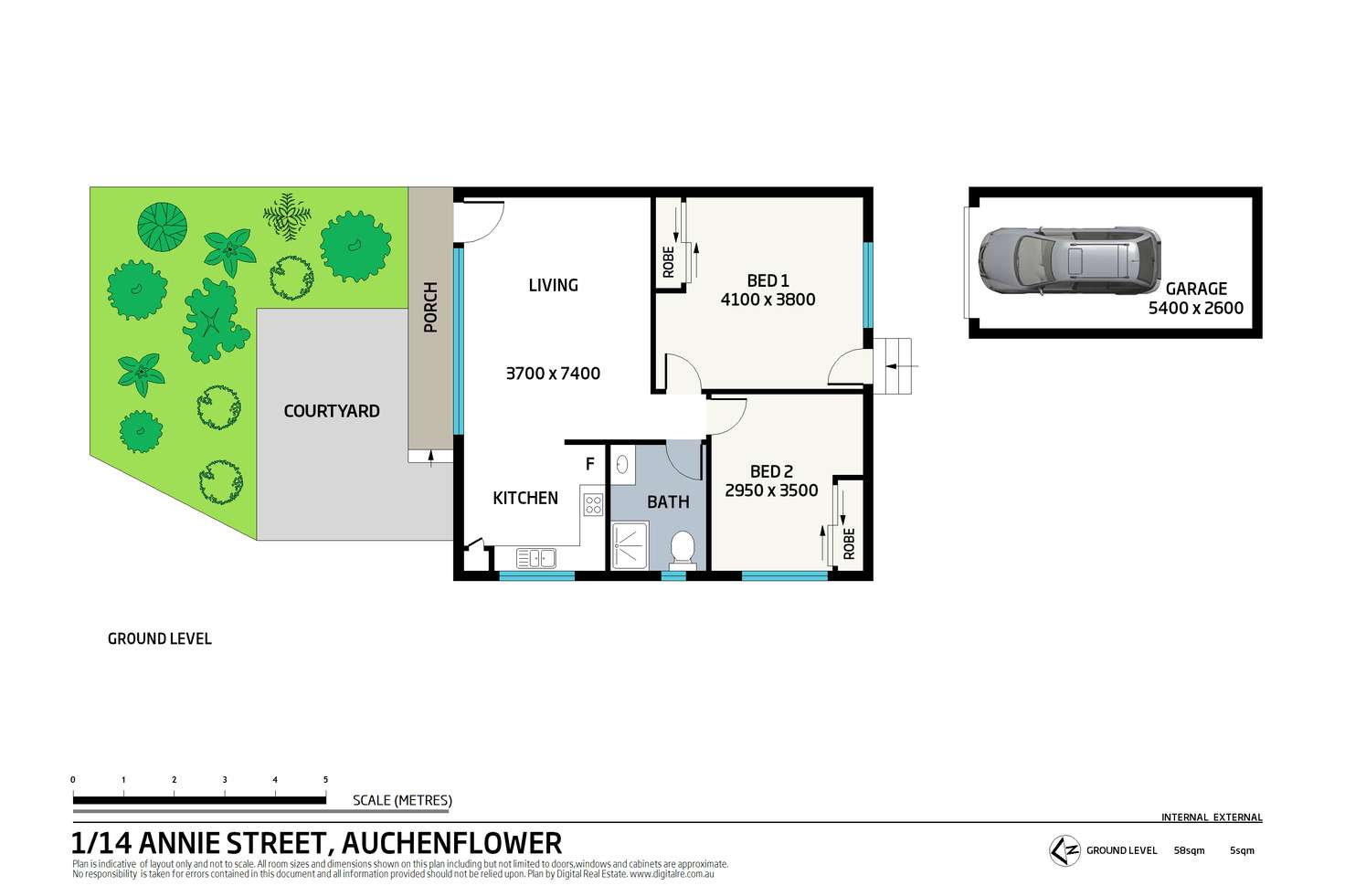 Floorplan of Homely unit listing, 1/14 Annie Street, Auchenflower QLD 4066