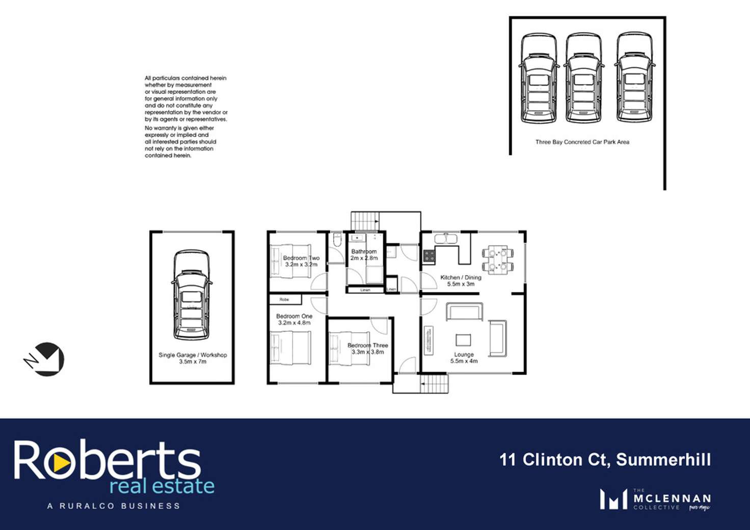 Floorplan of Homely house listing, 11 Clinton Court, Summerhill TAS 7250