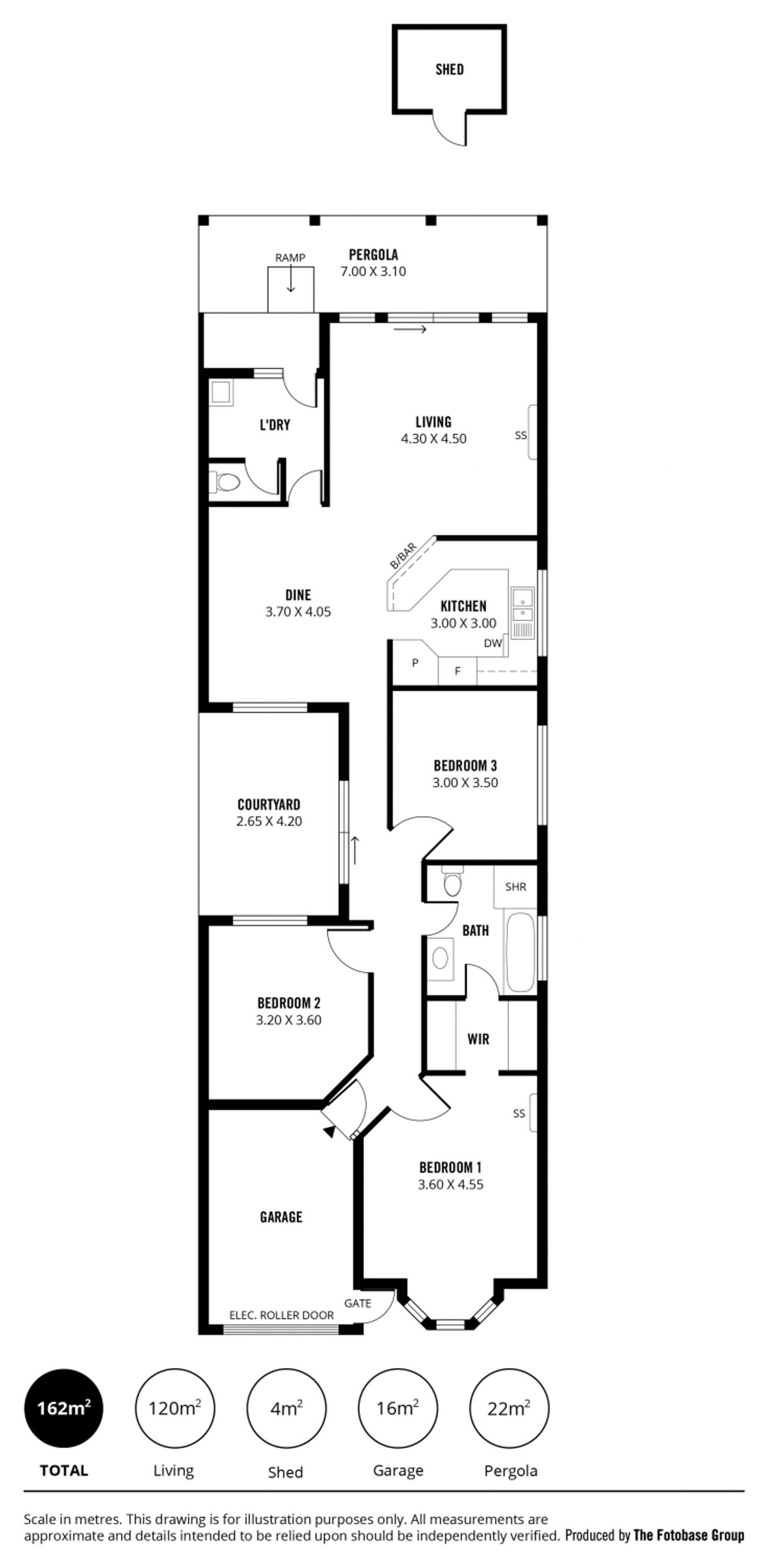 Floorplan of Homely semiDetached listing, 12 Regent Street, Glenelg North SA 5045