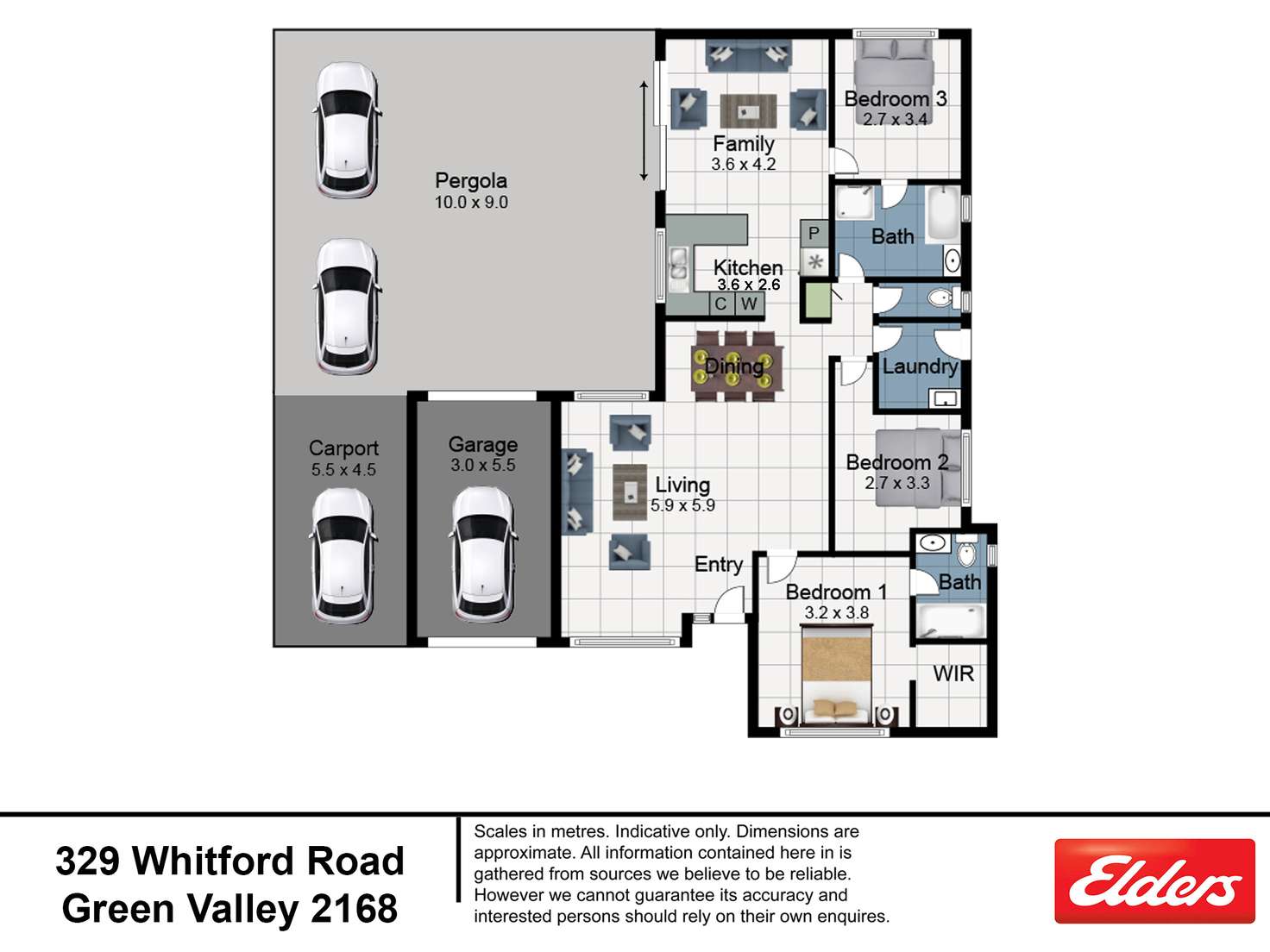 Floorplan of Homely house listing, 329 Whitford Road, Green Valley NSW 2168