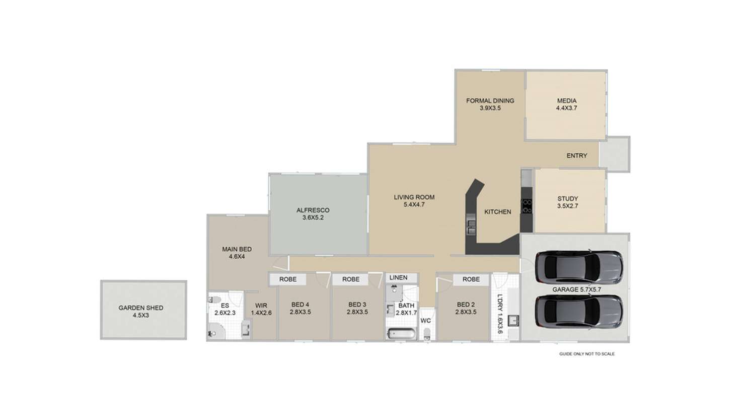 Floorplan of Homely house listing, 3 Dalray Drive, Raceview QLD 4305