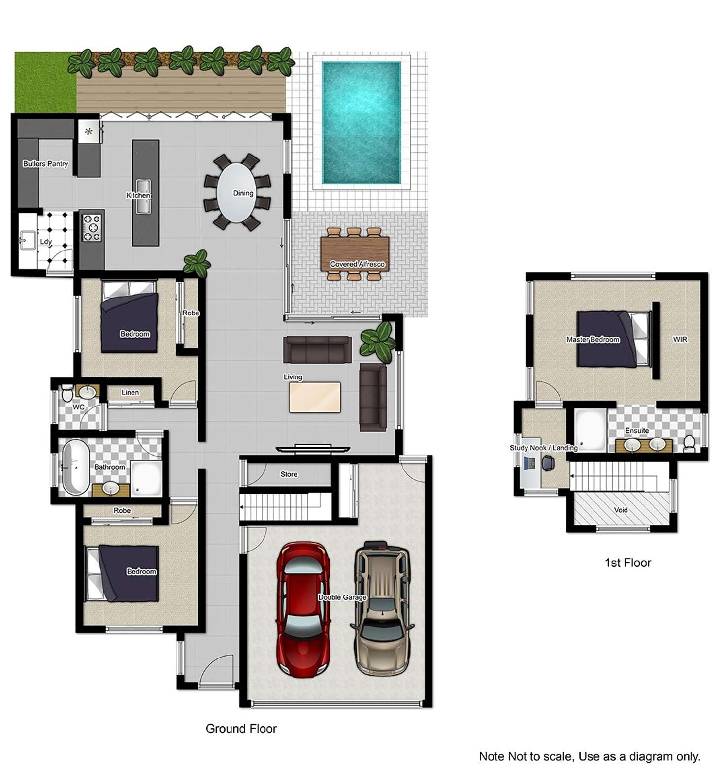 Floorplan of Homely house listing, 7814 Pavilions Close, Hope Island QLD 4212