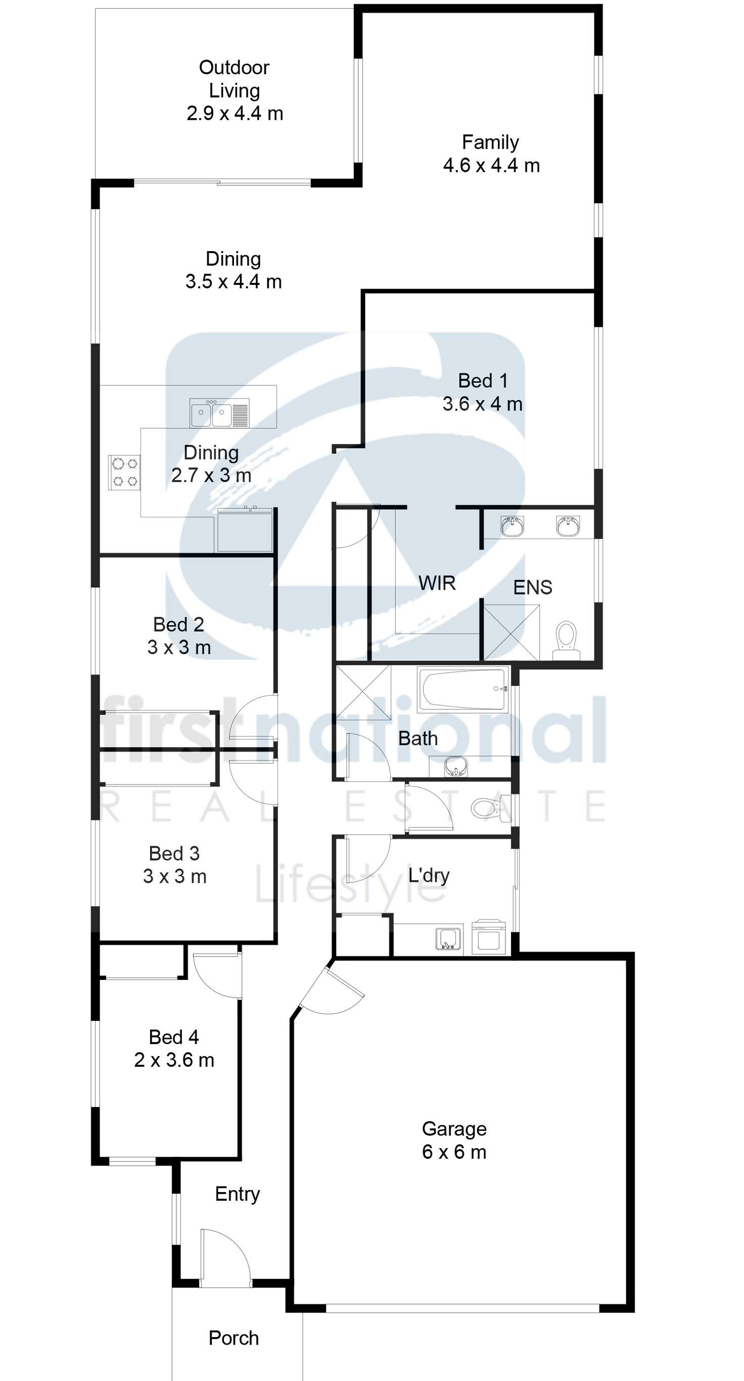Floorplan of Homely house listing, 5 Barwon Crescent, Sippy Downs QLD 4556