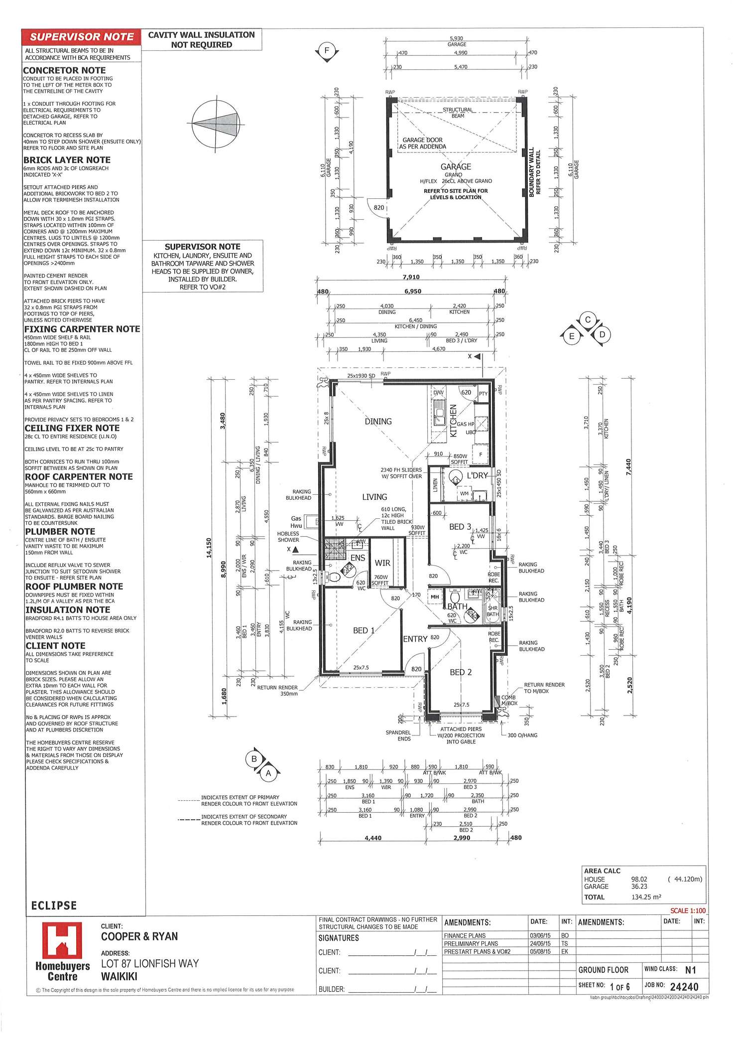 Floorplan of Homely house listing, 16 Lionfish Way, Waikiki WA 6169