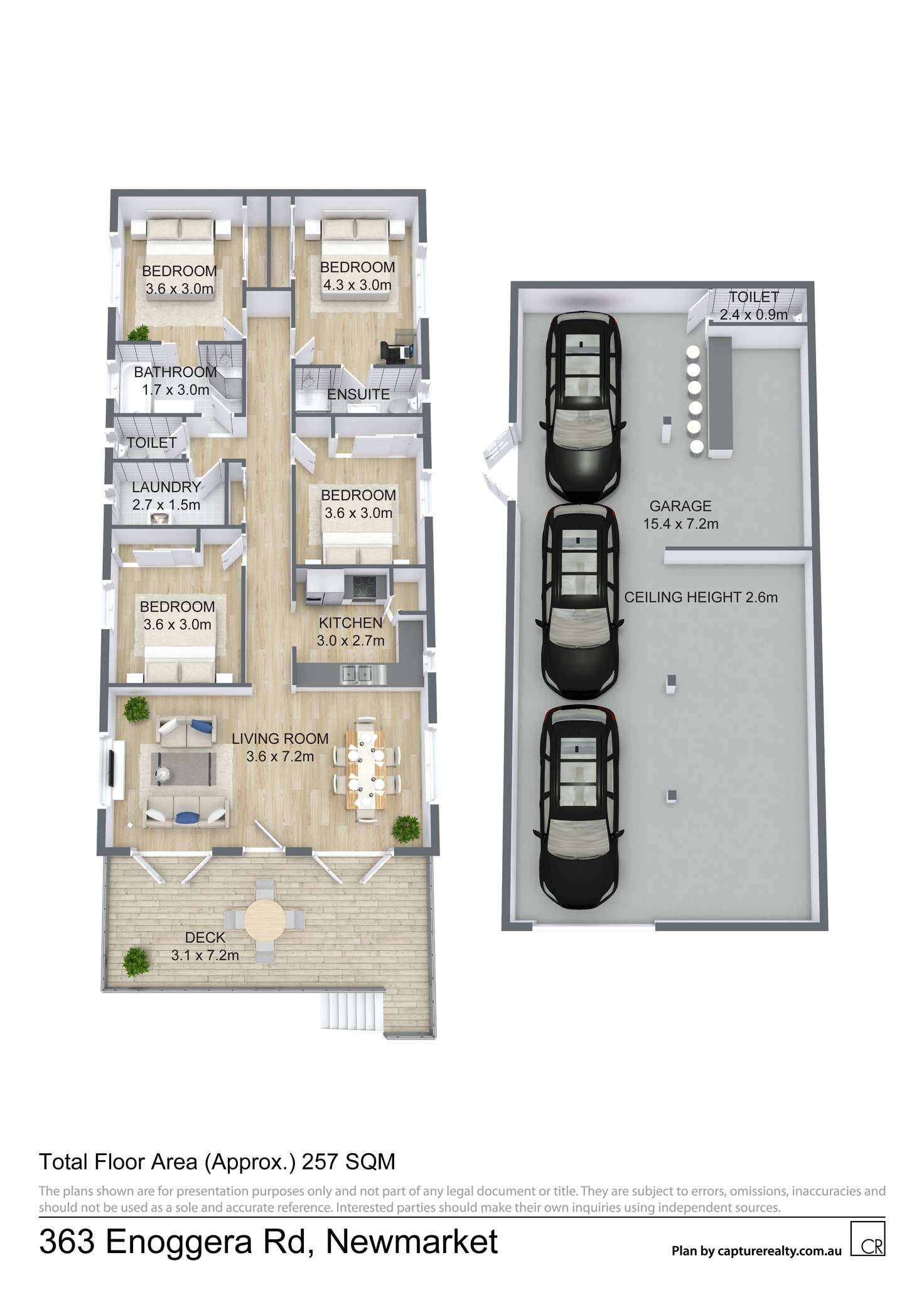 Floorplan of Homely house listing, 363 Enoggera Road, Newmarket QLD 4051