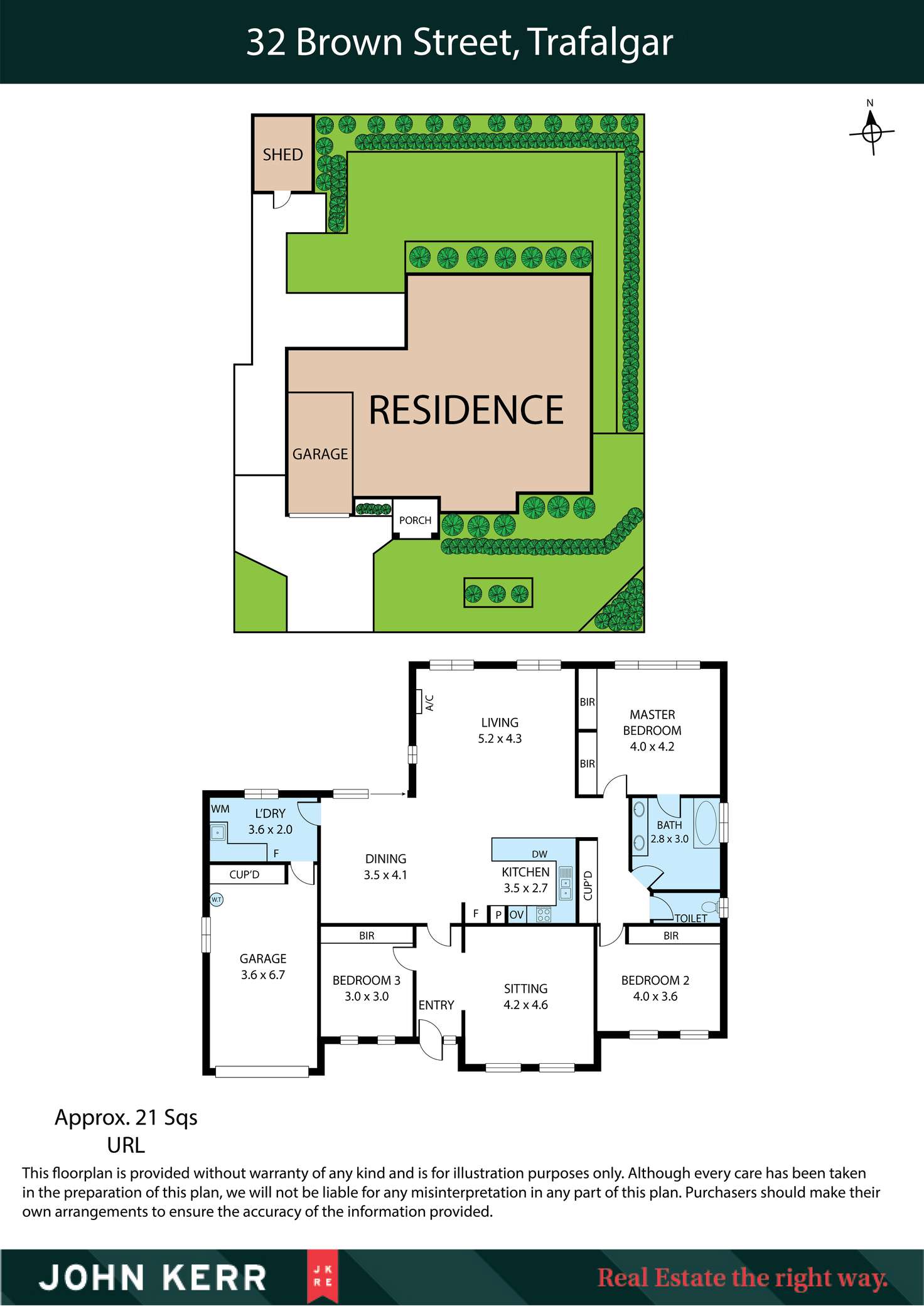 Floorplan of Homely house listing, 32 Brown Street, Trafalgar VIC 3824