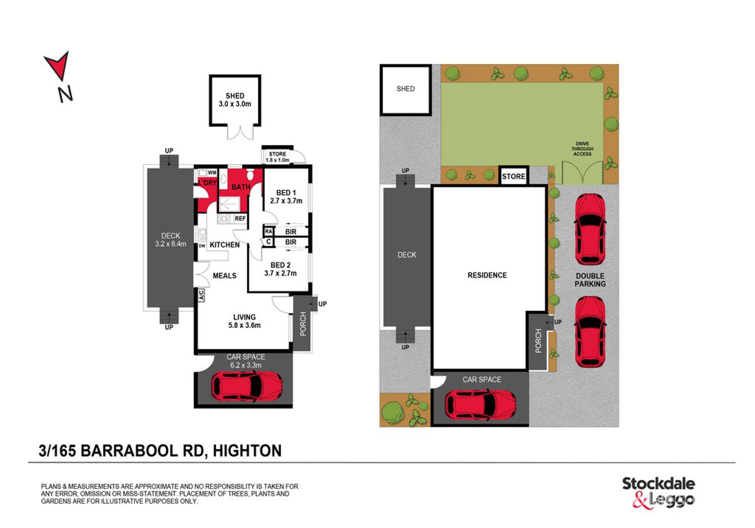 Floorplan of Homely unit listing, 3/165 Barrabool Road, Highton VIC 3216