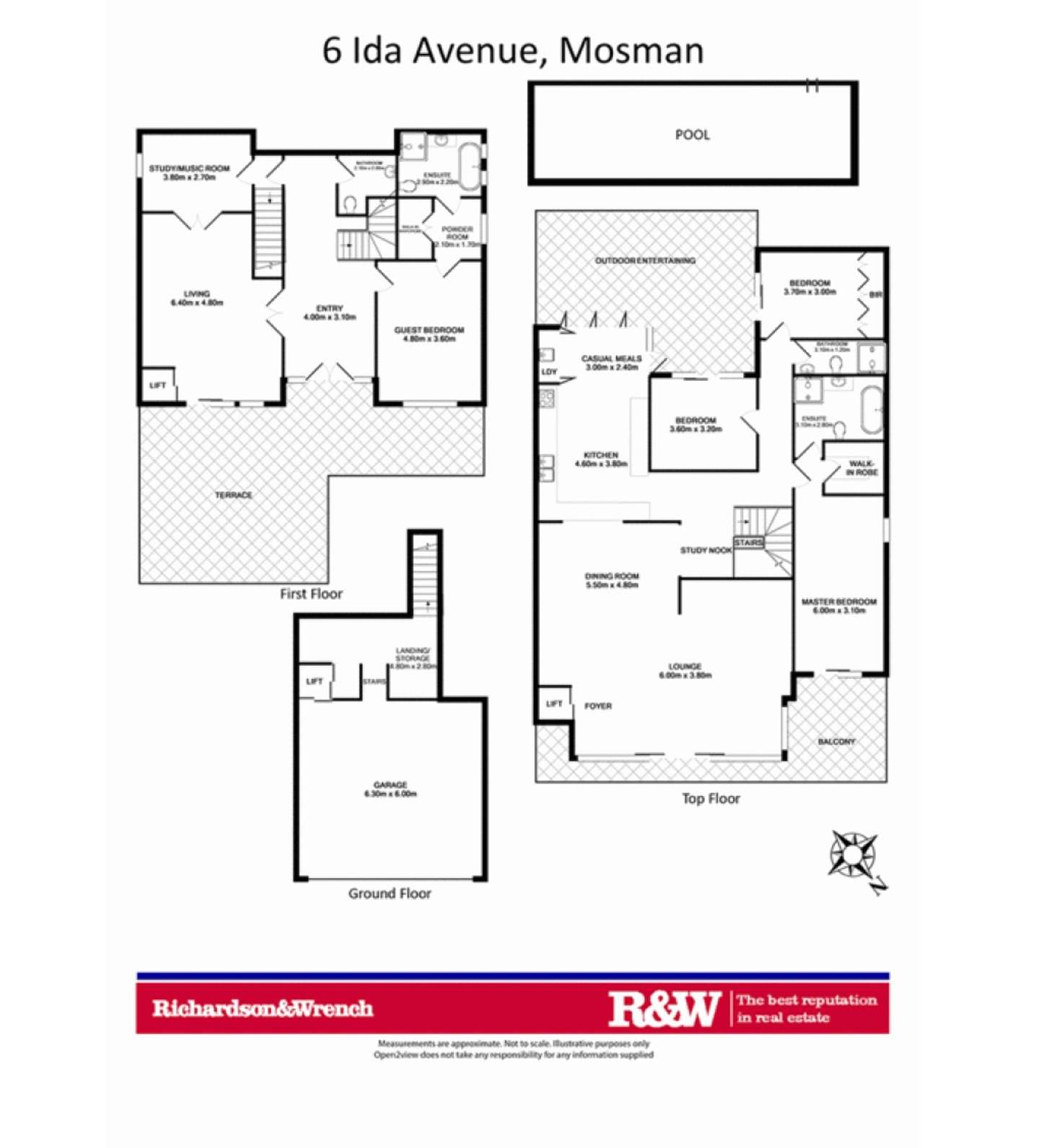 Floorplan of Homely house listing, 6 Ida Avenue, Mosman NSW 2088