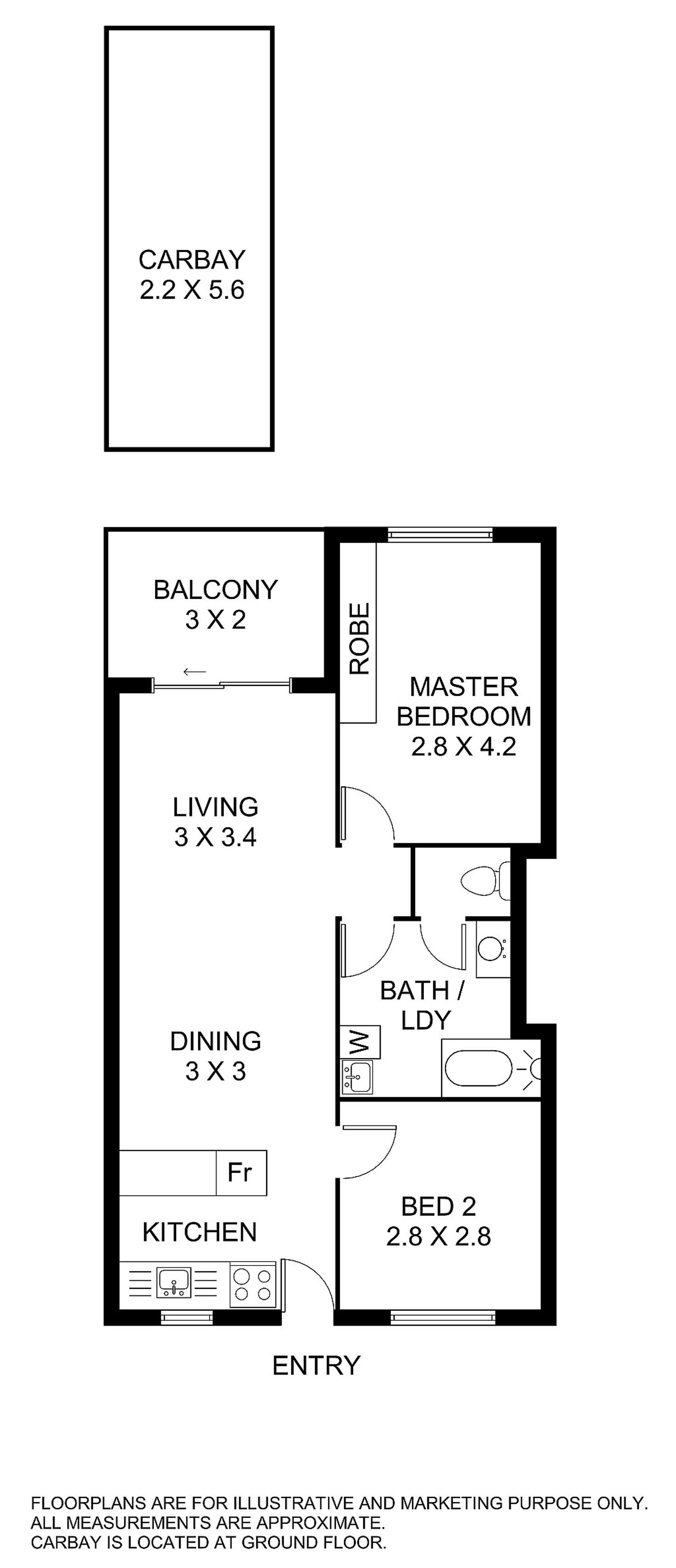 Floorplan of Homely house listing, 10/76 King George Street, Victoria Park WA 6100