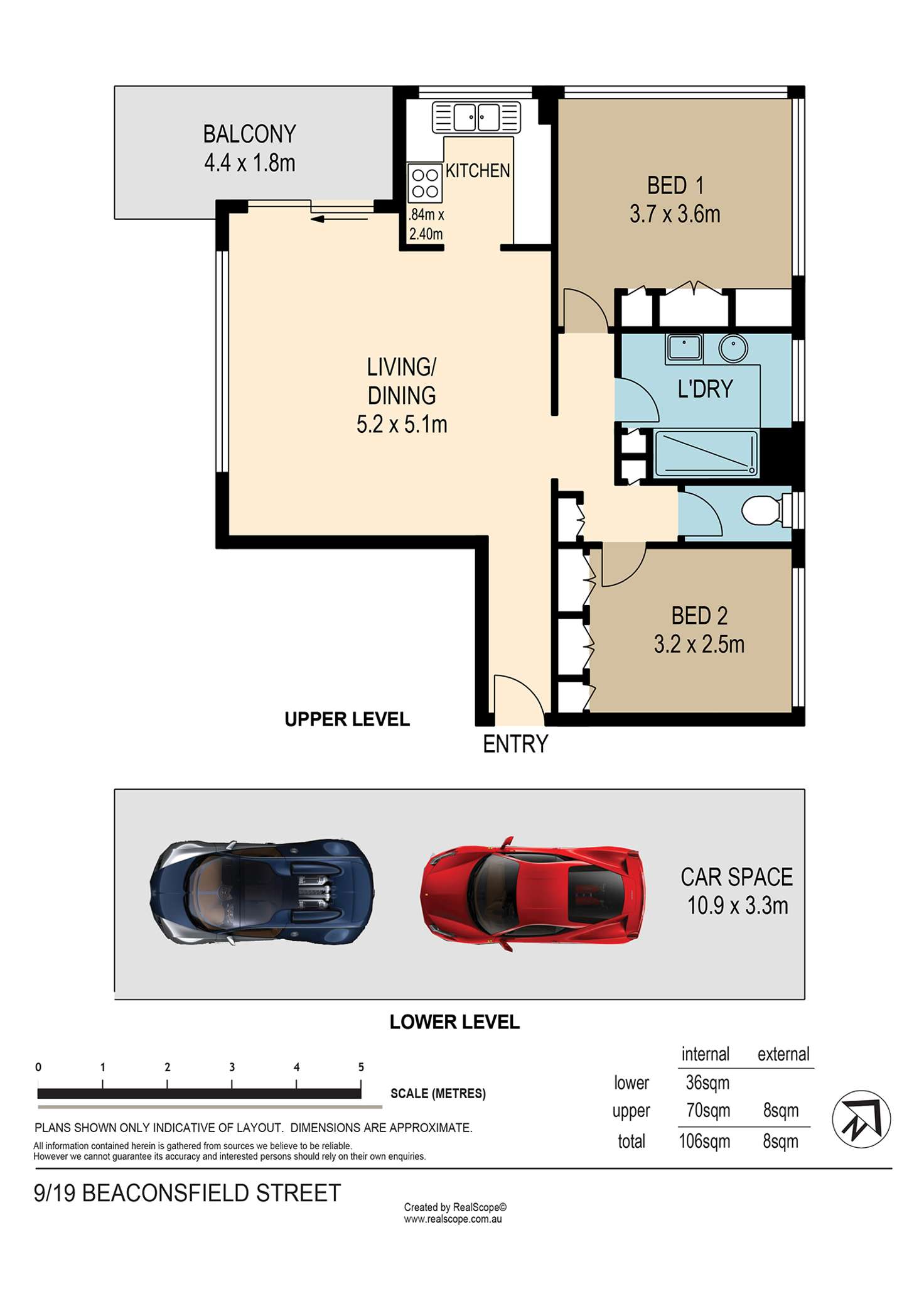 Floorplan of Homely unit listing, 9/19 Beaconsfield Street, Highgate Hill QLD 4101