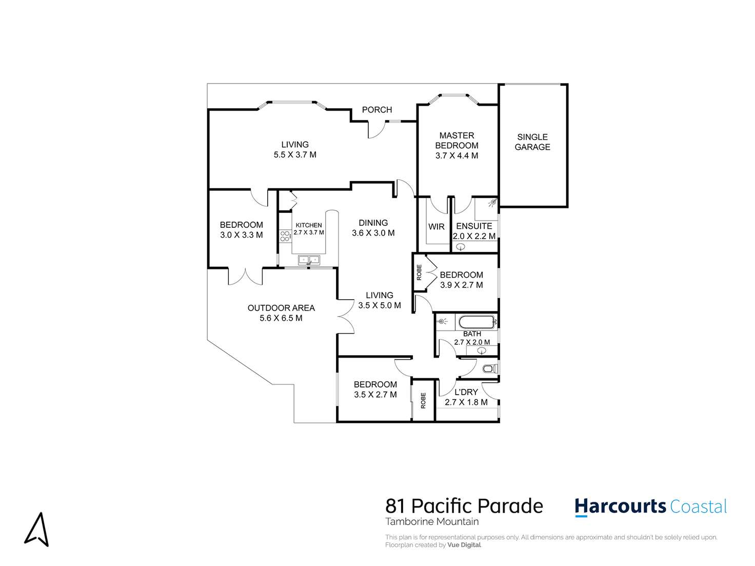 Floorplan of Homely house listing, 81 Pacific Parade, Tamborine Mountain QLD 4272