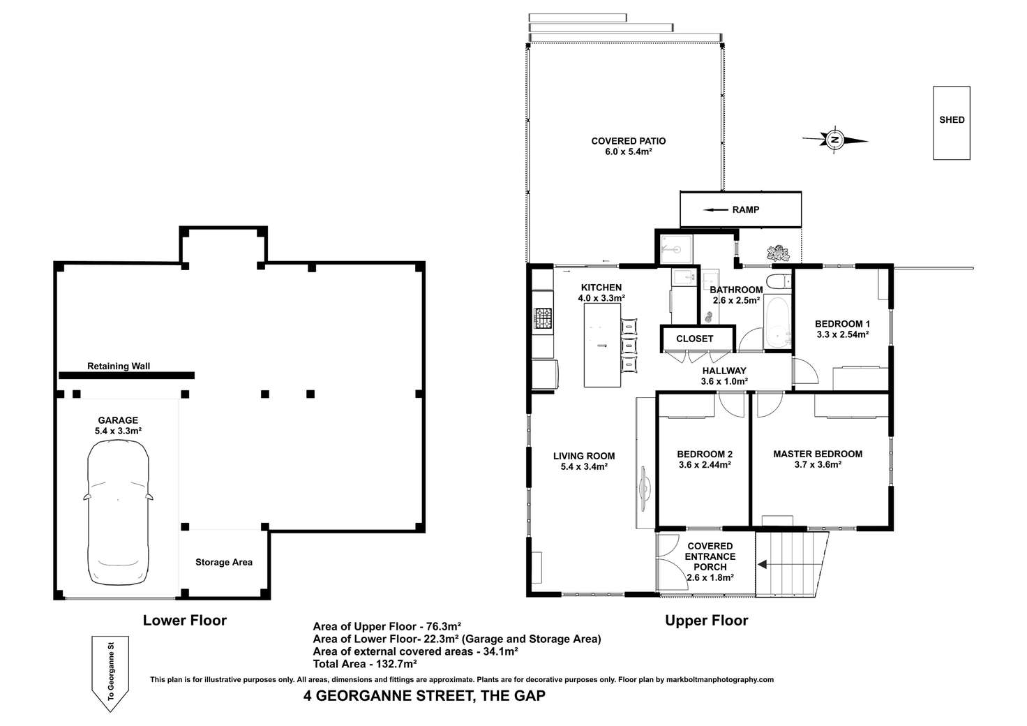 Floorplan of Homely house listing, 4 Georganne Street, The Gap QLD 4061