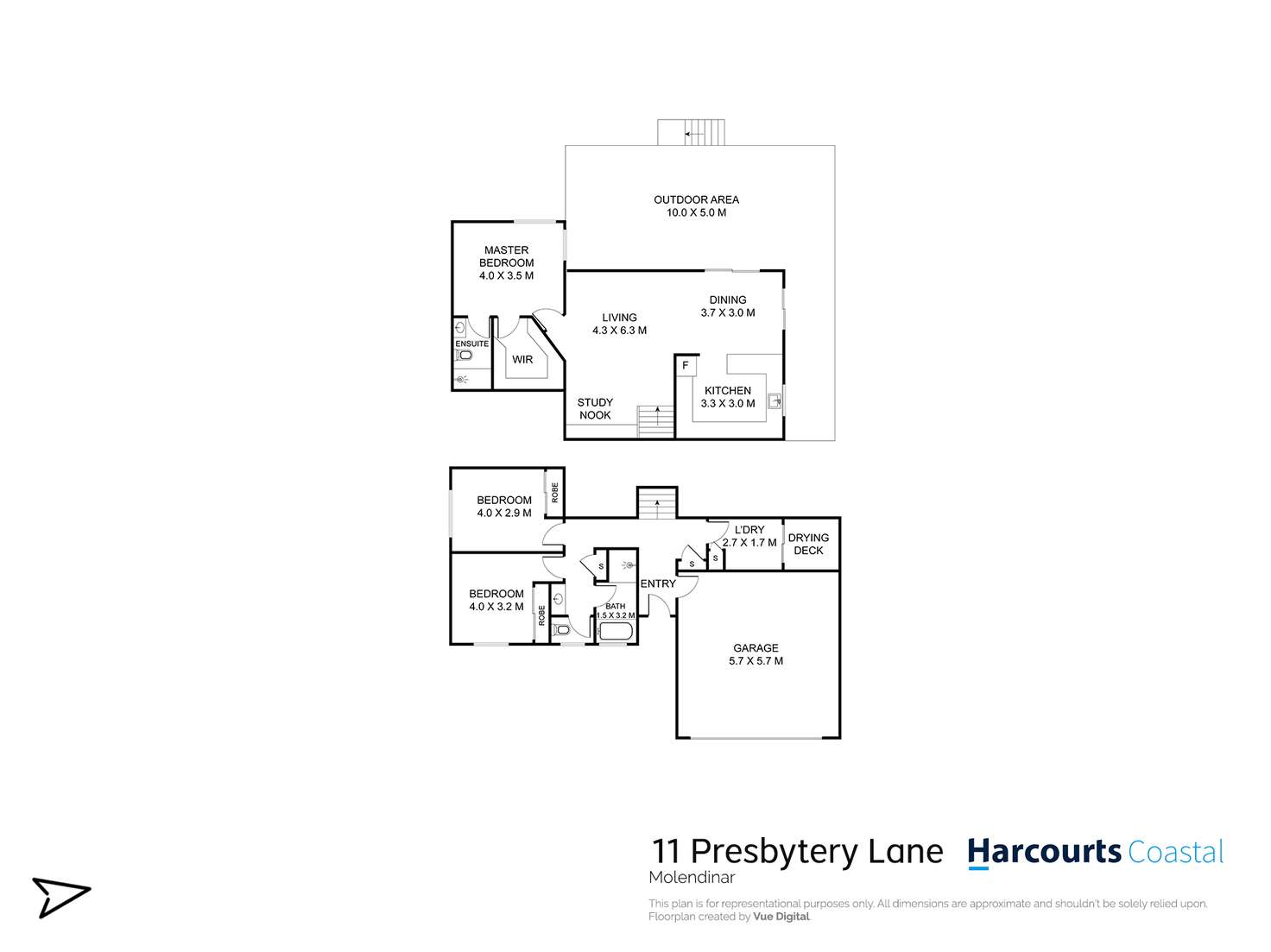 Floorplan of Homely house listing, 11 Presbytery Lane, Molendinar QLD 4214