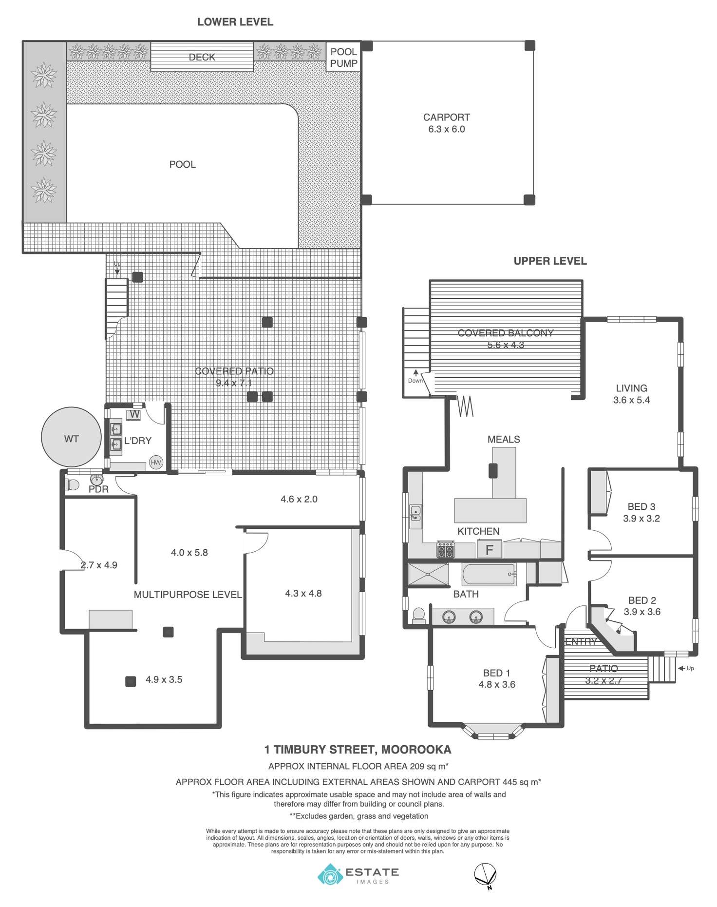 Floorplan of Homely house listing, 1 Timbury Street, Moorooka QLD 4105