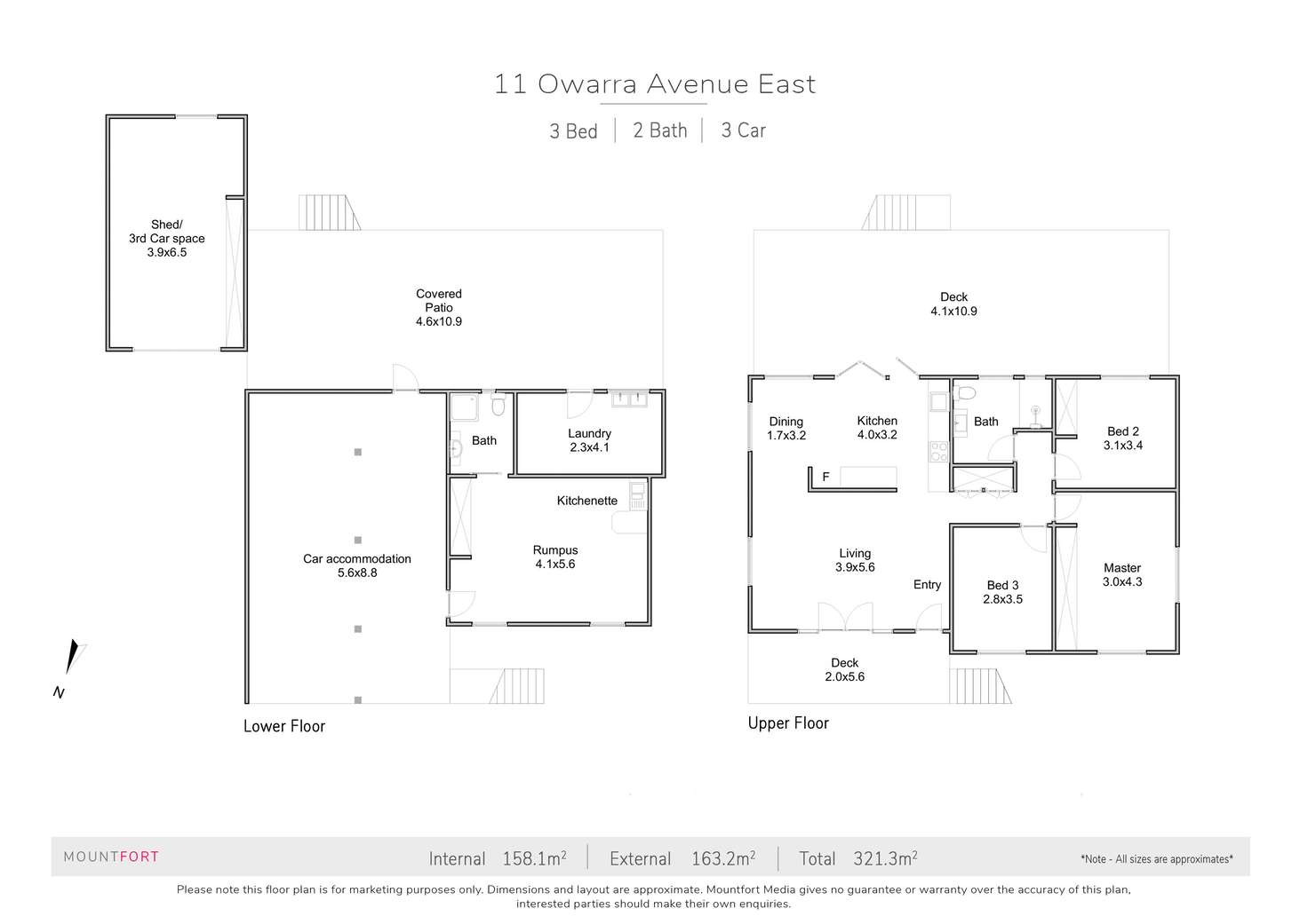 Floorplan of Homely house listing, 11 Owarra Avenue East, Ferny Hills QLD 4055