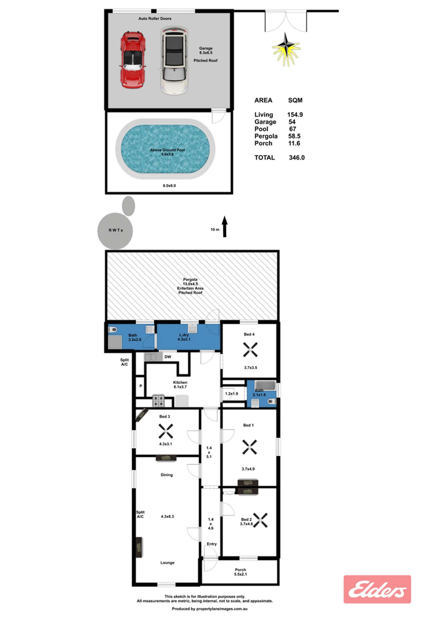 Floorplan of Homely house listing, 28 Cowan Street, Gawler SA 5118