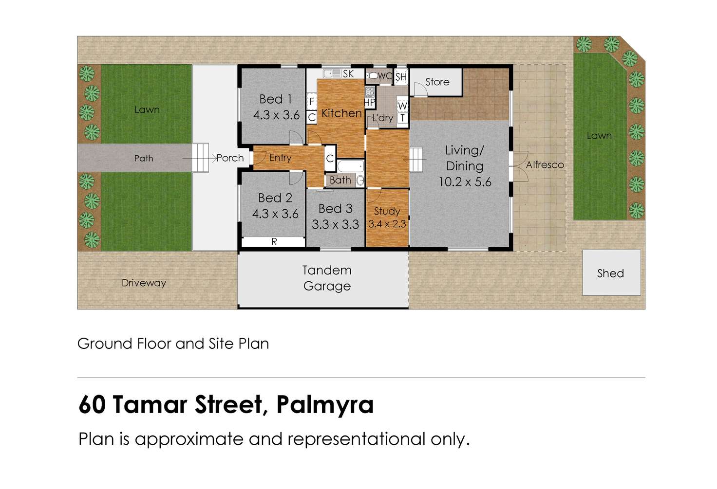 Floorplan of Homely house listing, 60 Tamar Street, Palmyra WA 6157