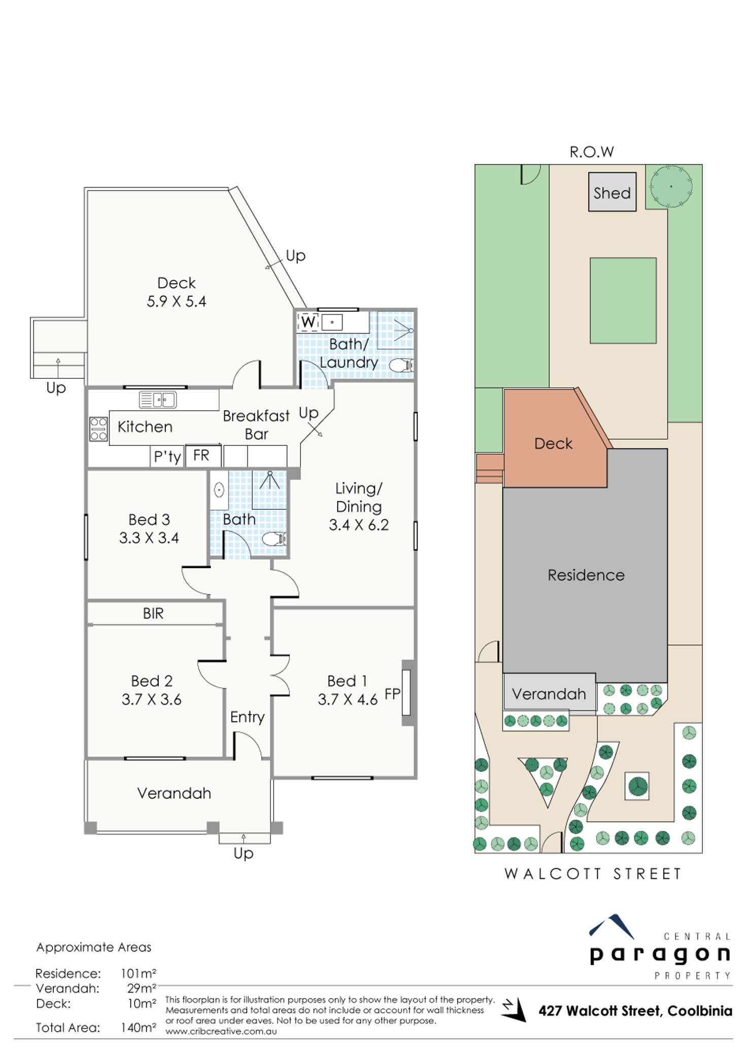 Floorplan of Homely house listing, 427 Walcott Street, North Perth WA 6006