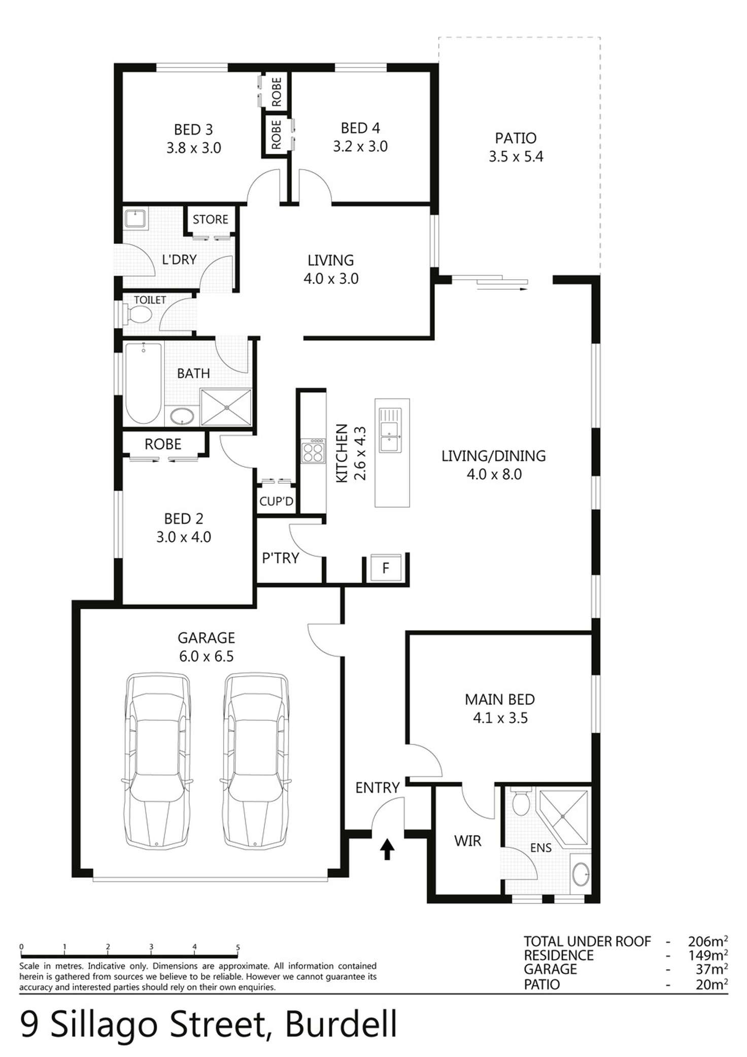 Floorplan of Homely house listing, 9 Sillago Street, Burdell QLD 4818