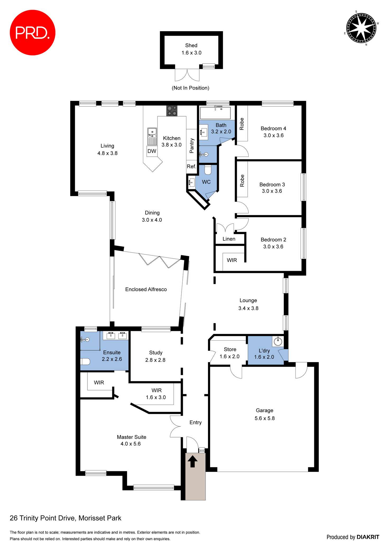 Floorplan of Homely house listing, 26 Trinity Point Drive, Morisset Park NSW 2264