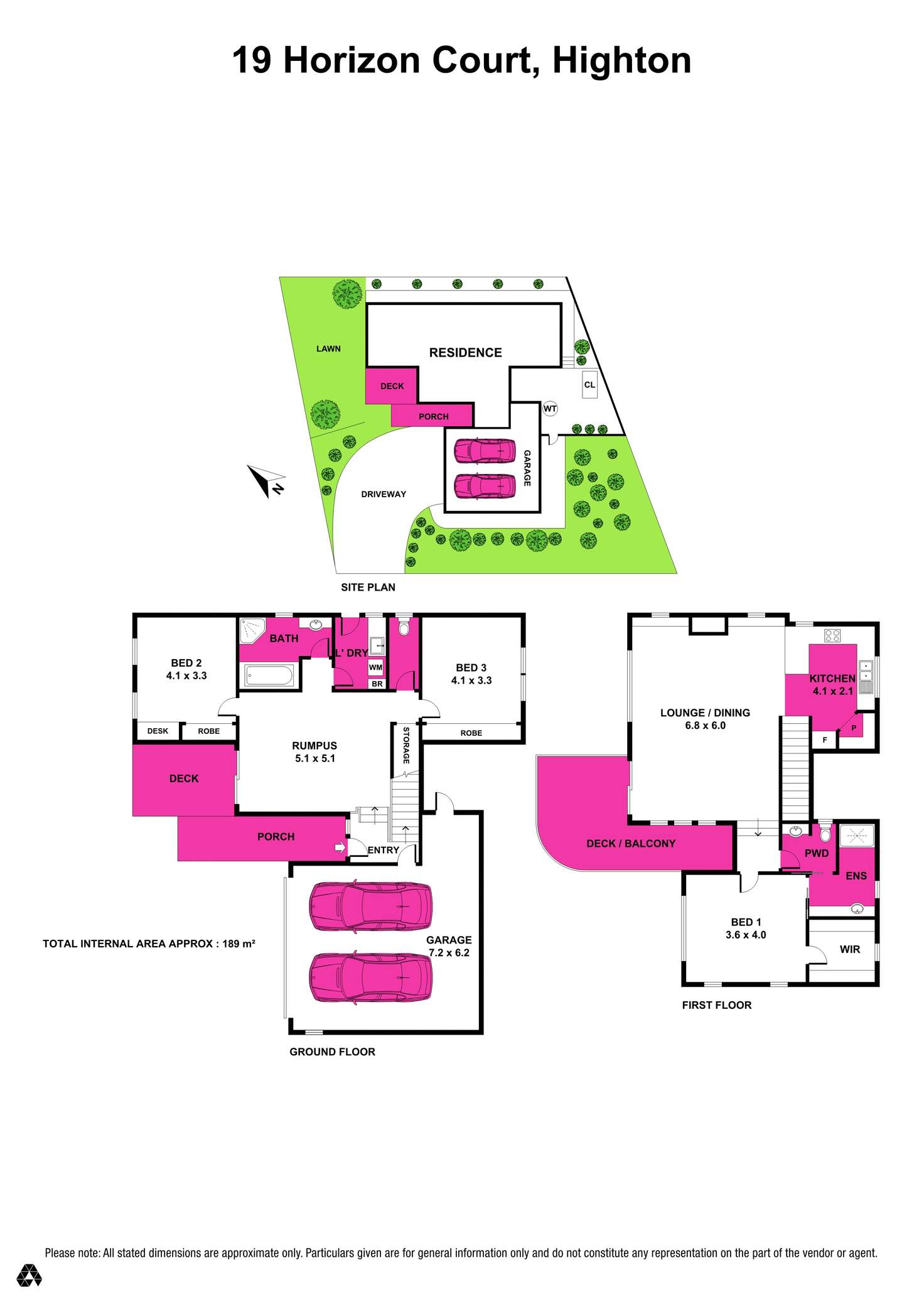 Floorplan of Homely house listing, 19 Horizon Court, Highton VIC 3216