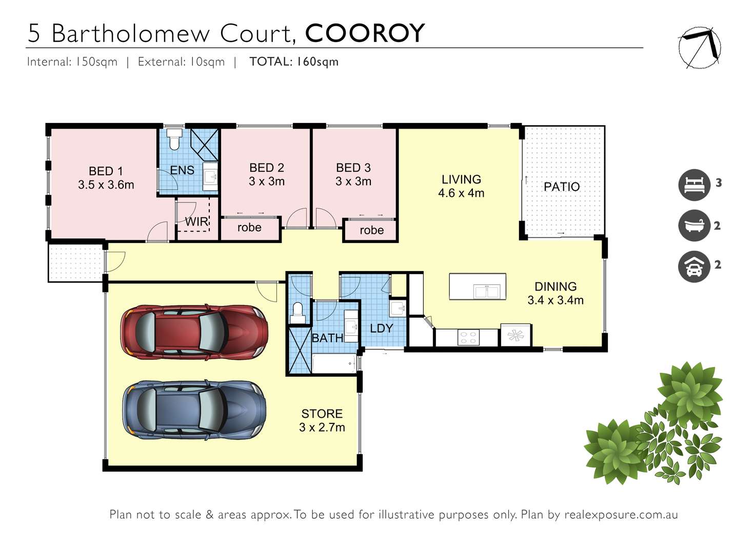 Floorplan of Homely house listing, 5 Bartholomew Court, Cooroy QLD 4563