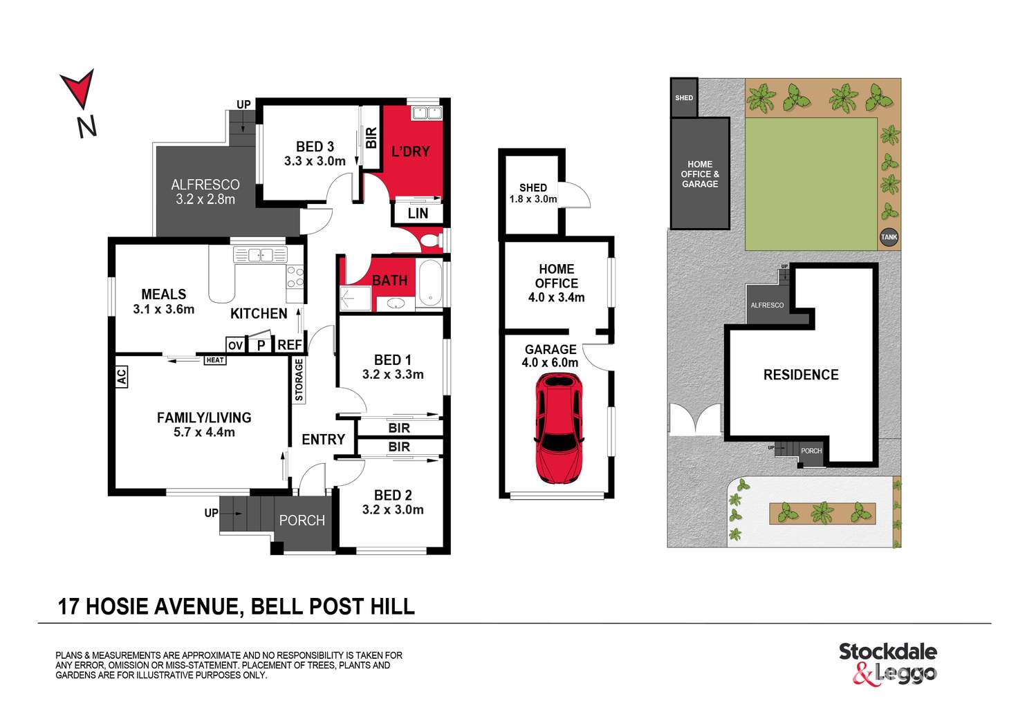 Floorplan of Homely house listing, 17 Hosie Avenue, Bell Post Hill VIC 3215