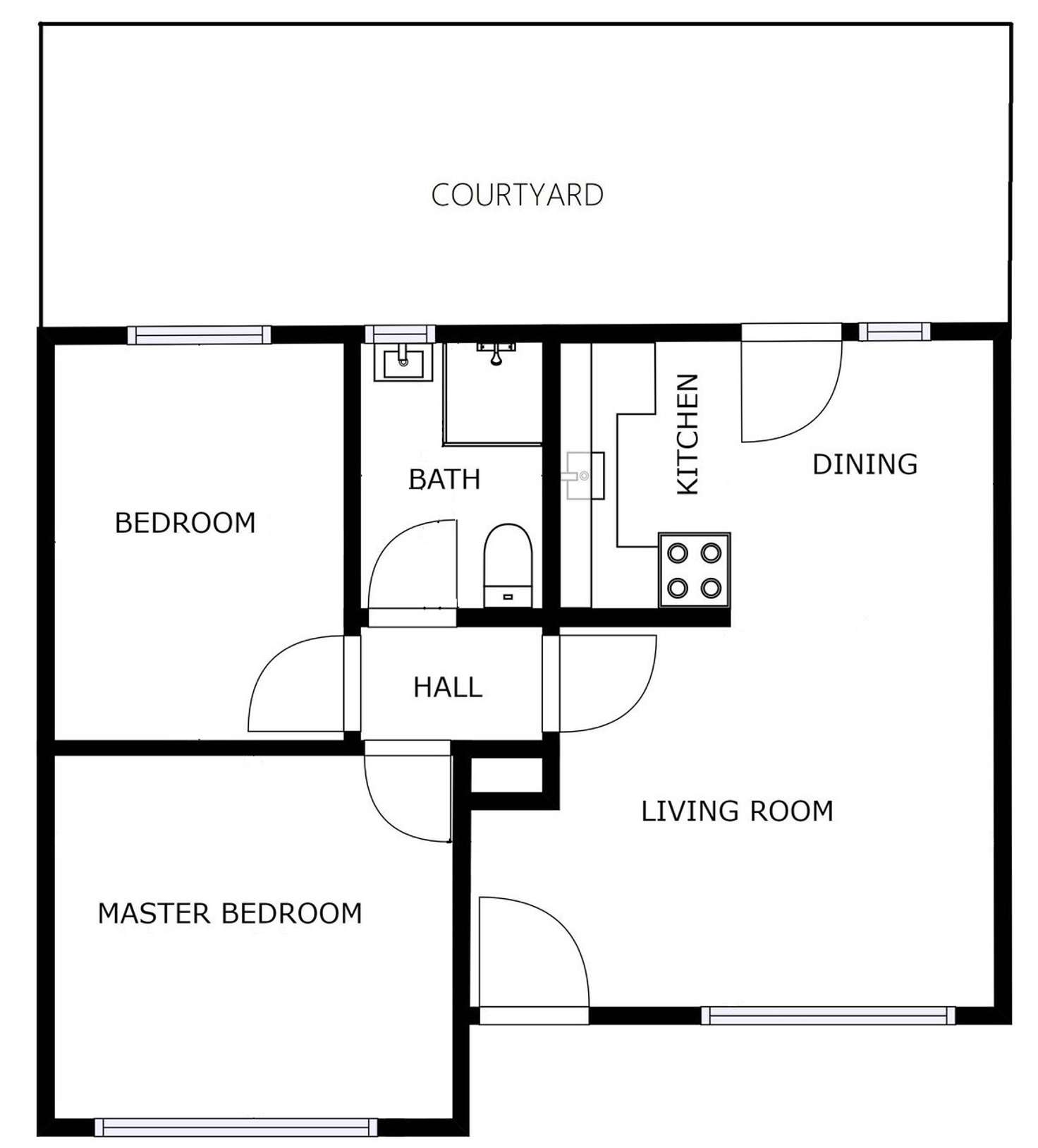 Floorplan of Homely apartment listing, 2/18 Gilmore Place, Queanbeyan NSW 2620