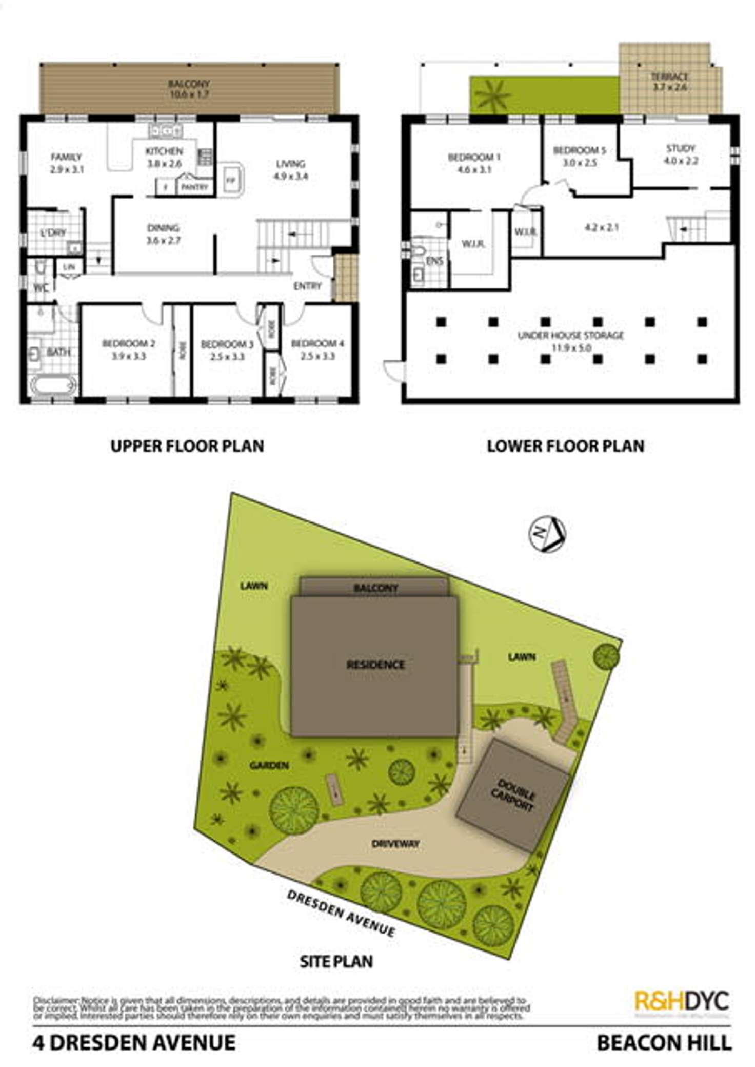 Floorplan of Homely house listing, 4 Dresden Avenue, Beacon Hill NSW 2100