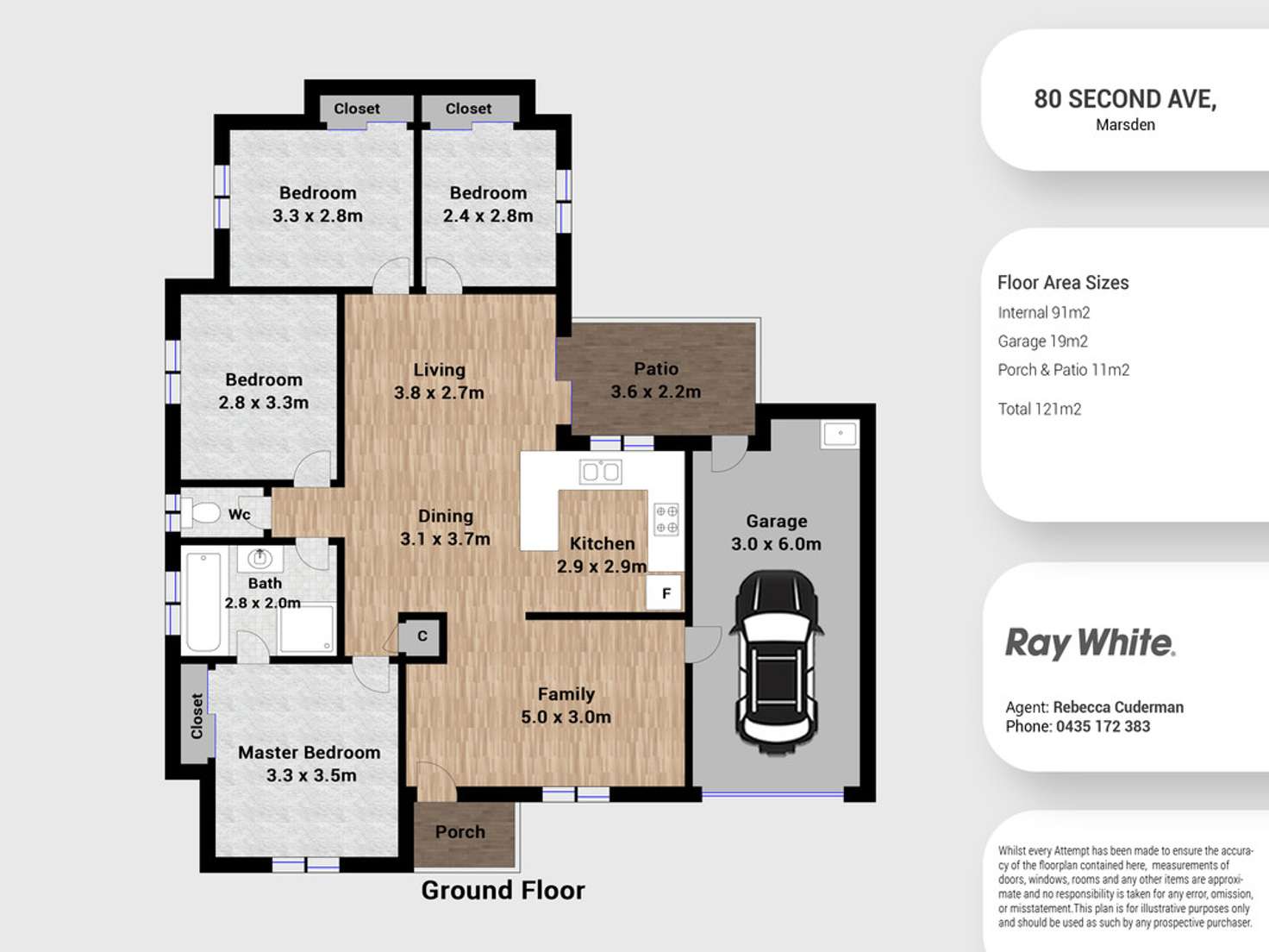 Floorplan of Homely house listing, 80 Second Avenue, Marsden QLD 4132