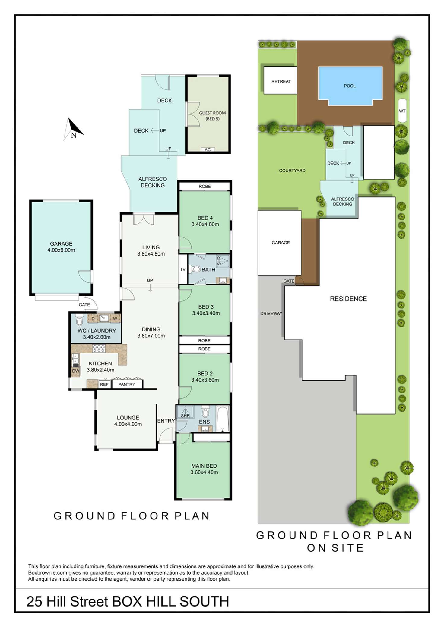 Floorplan of Homely house listing, 25 Hill Street, Box Hill South VIC 3128