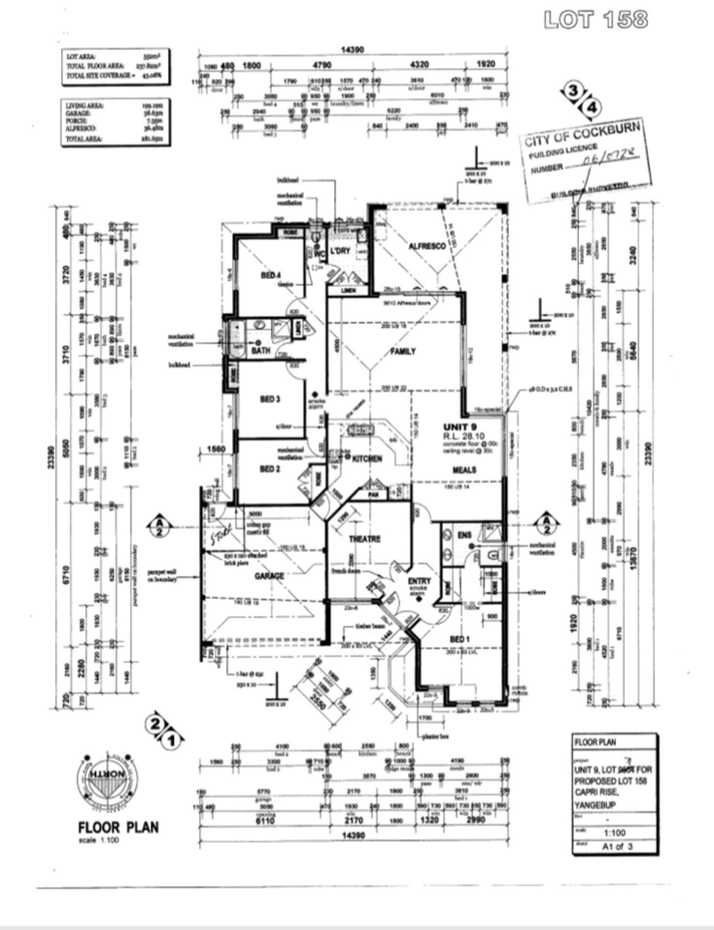 Floorplan of Homely house listing, 2 Capri Rise, Yangebup WA 6164