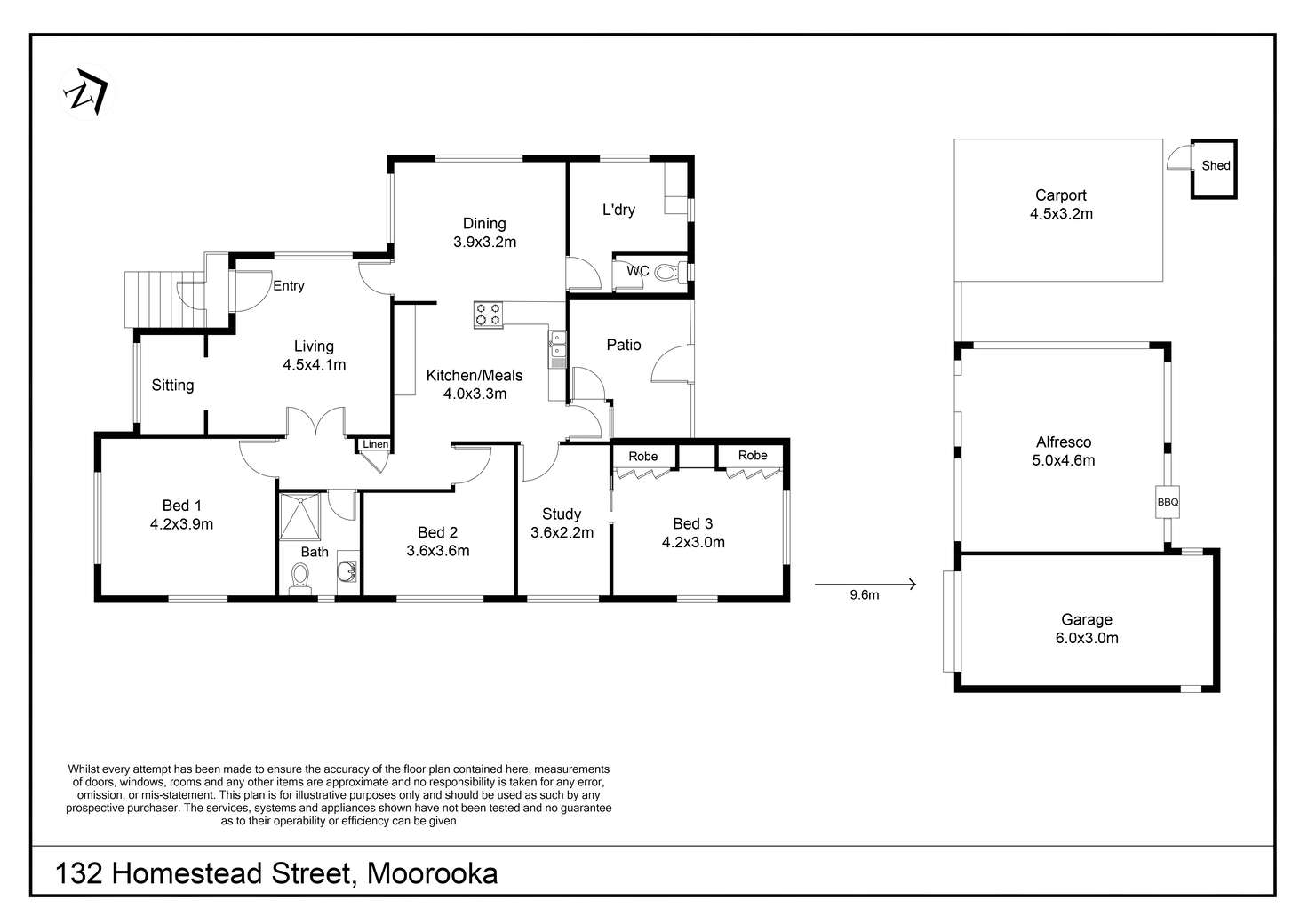 Floorplan of Homely house listing, 132 Homestead St, Moorooka QLD 4105